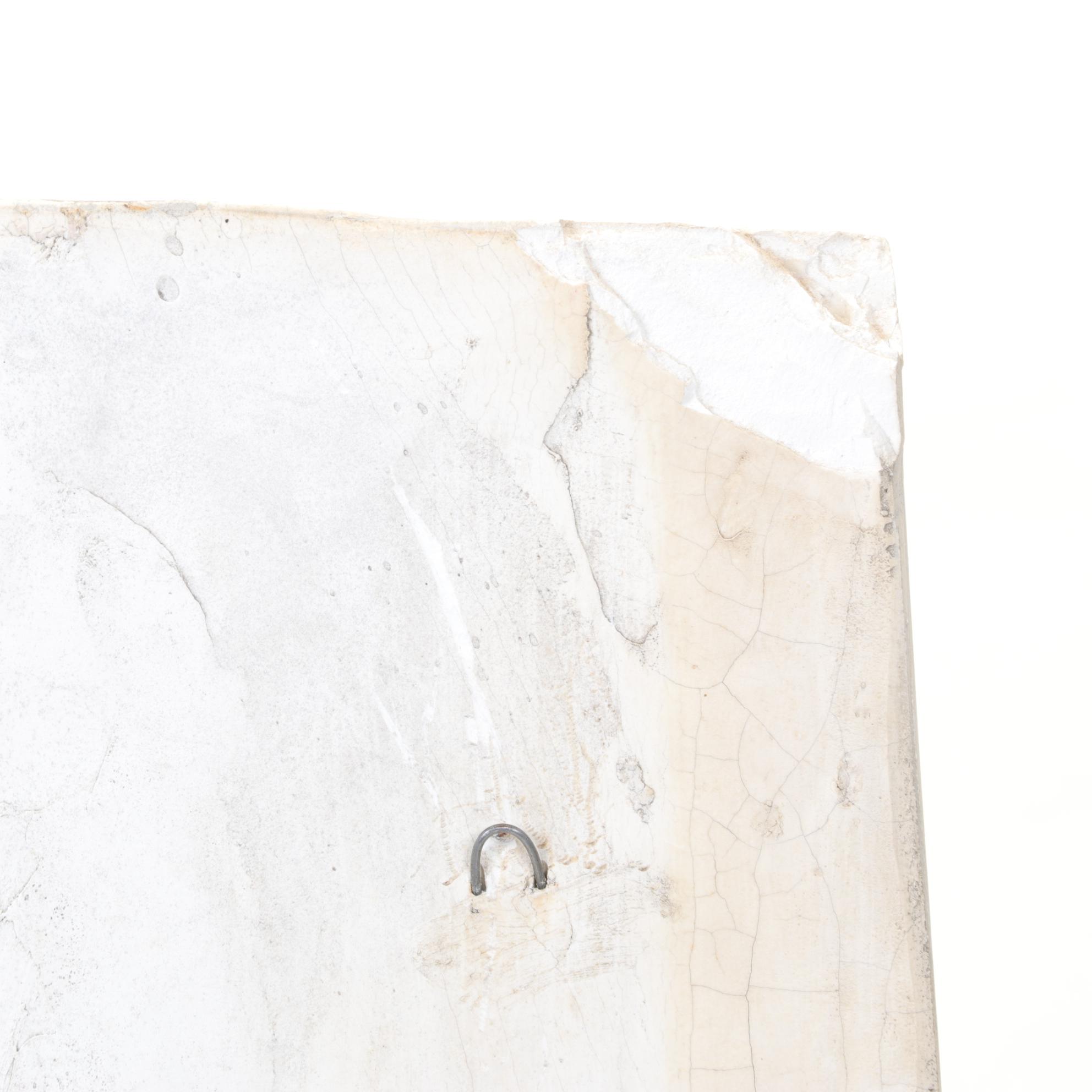 Mid Century Plaster Wall Plaque of Man with a Beard