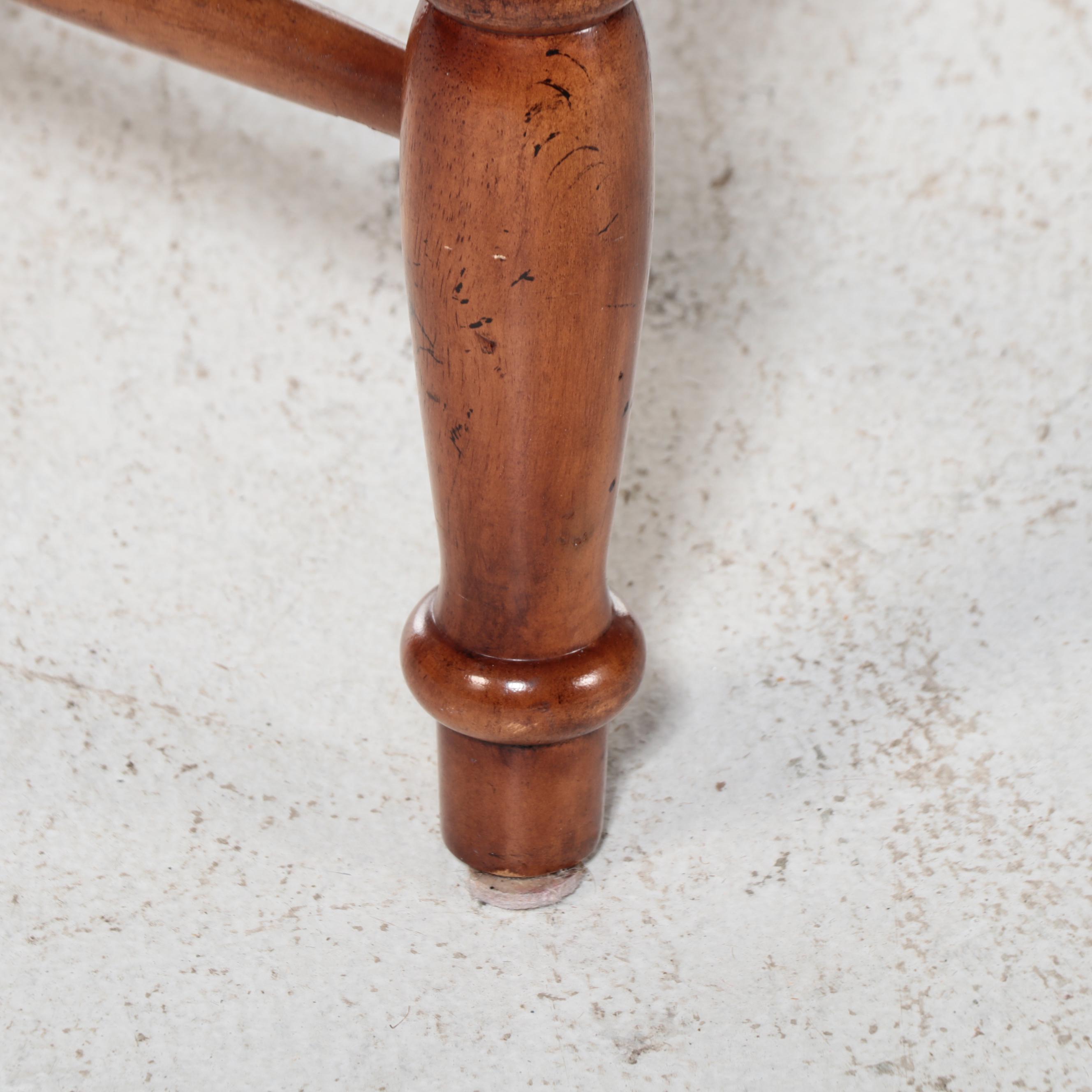 Spanish Baroque Style Desk with American Signature Ladder Back Side Chair