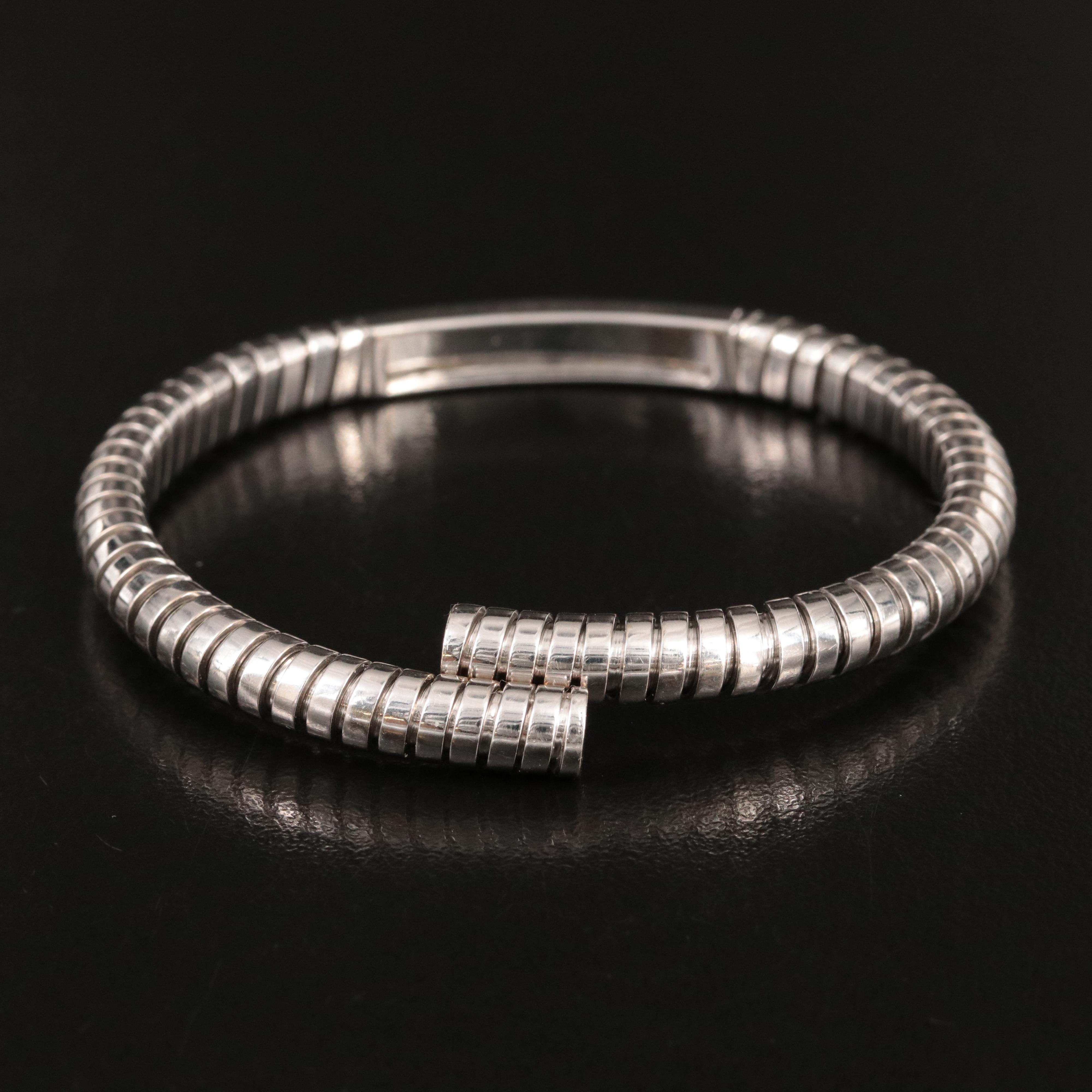 Rota & Rota 18K 0.76 CTW Diamond Tubogas Flex Bracelet