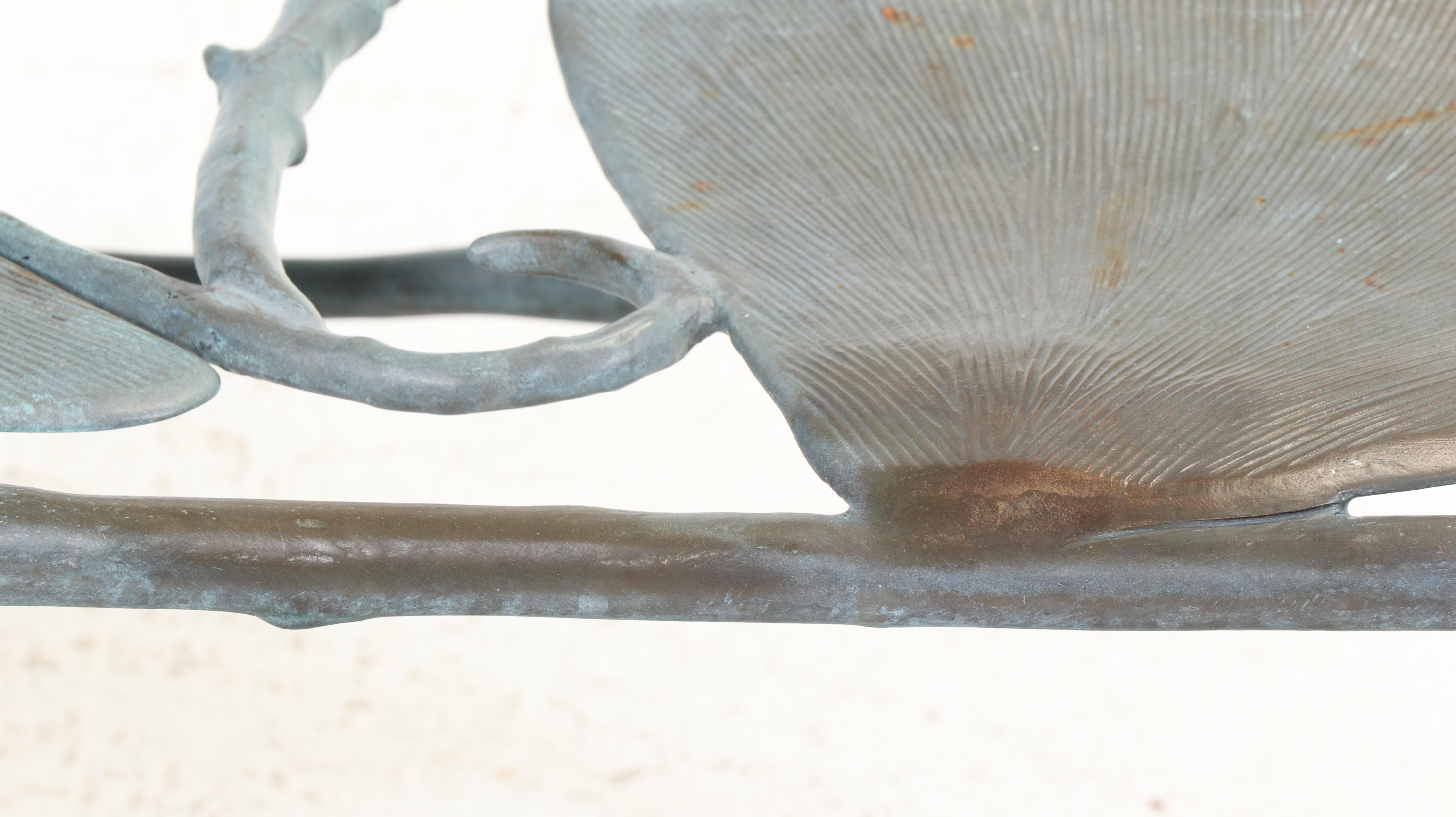 Claude Lalanne Limited Edition Cast Bronze "Banquette Ginkgo" Bench,  2001