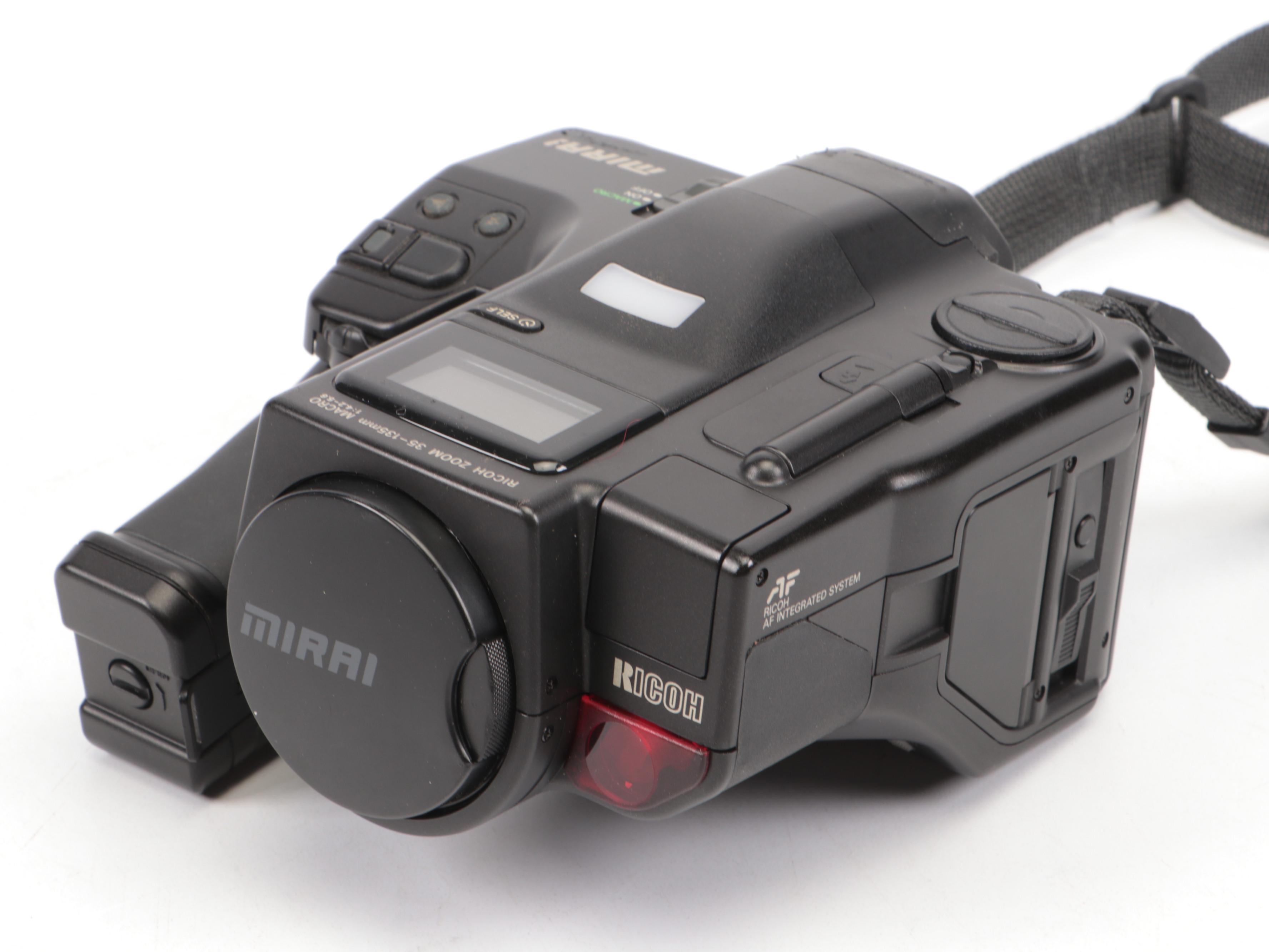 Ricoh Mirai DB-5M Autofocus SLR Camera with Strap and Bag, 1980s