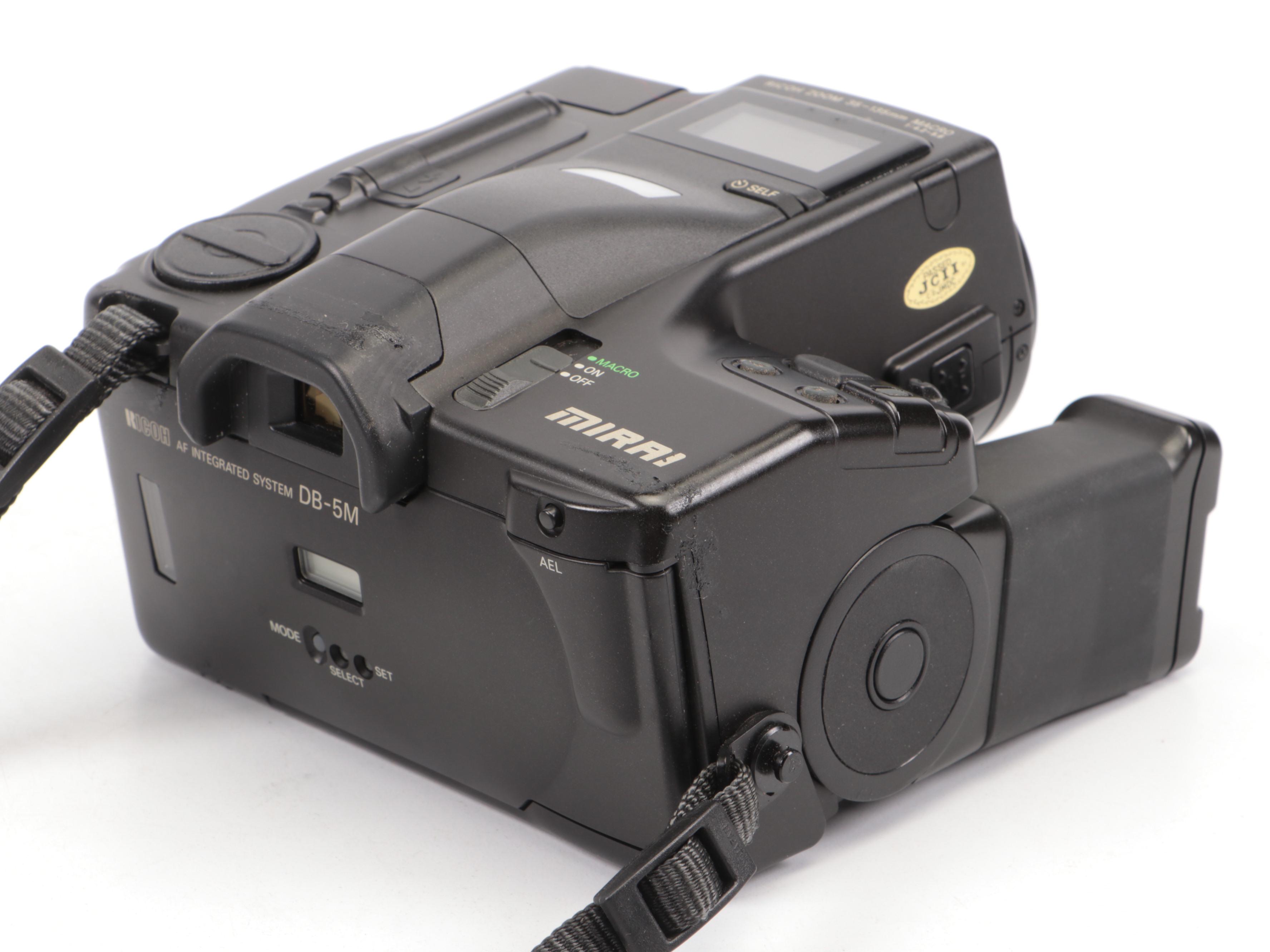 Ricoh Mirai DB-5M Autofocus SLR Camera with Strap and Bag, 1980s