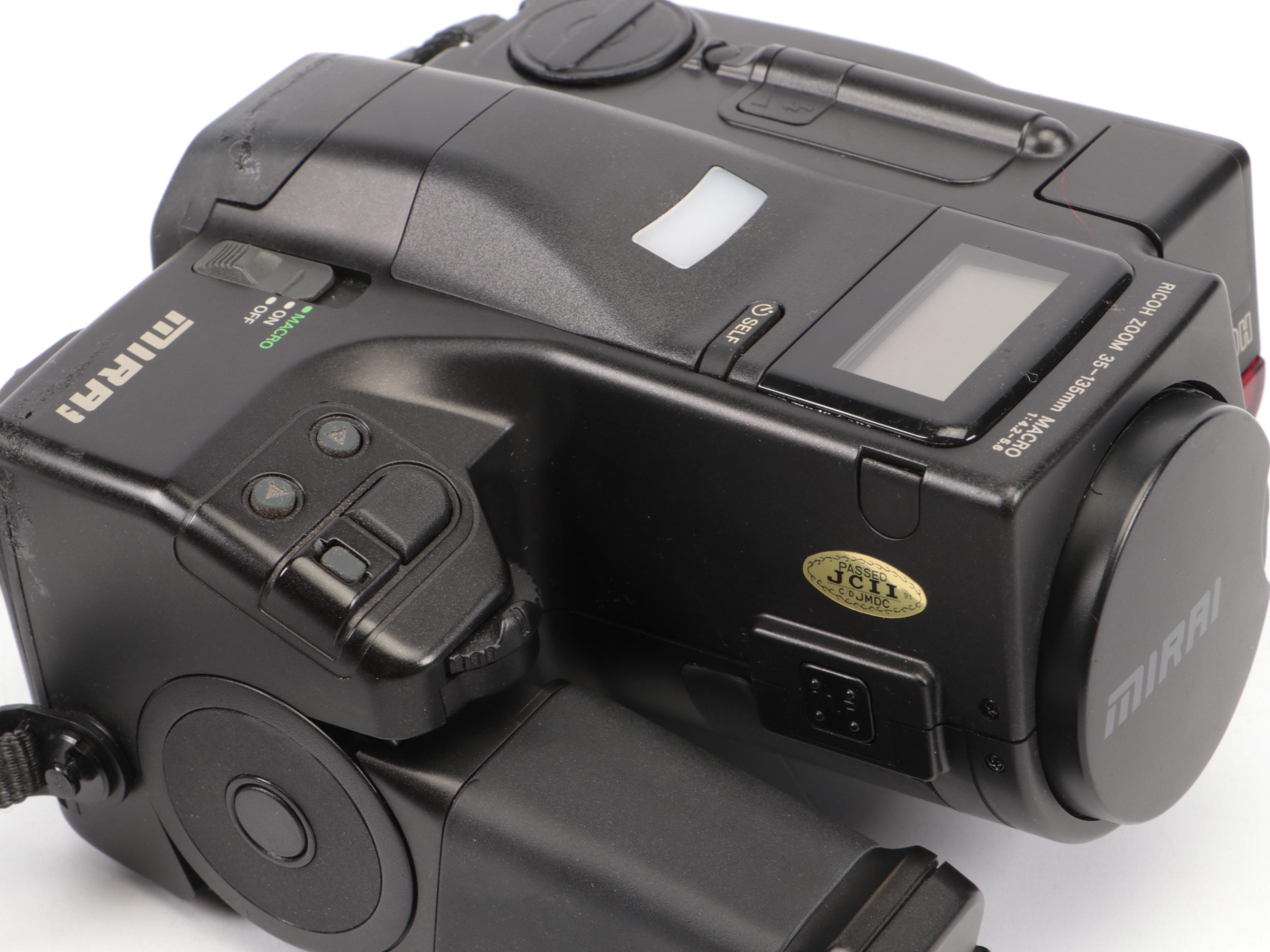 Ricoh Mirai DB-5M Autofocus SLR Camera with Strap and Bag, 1980s