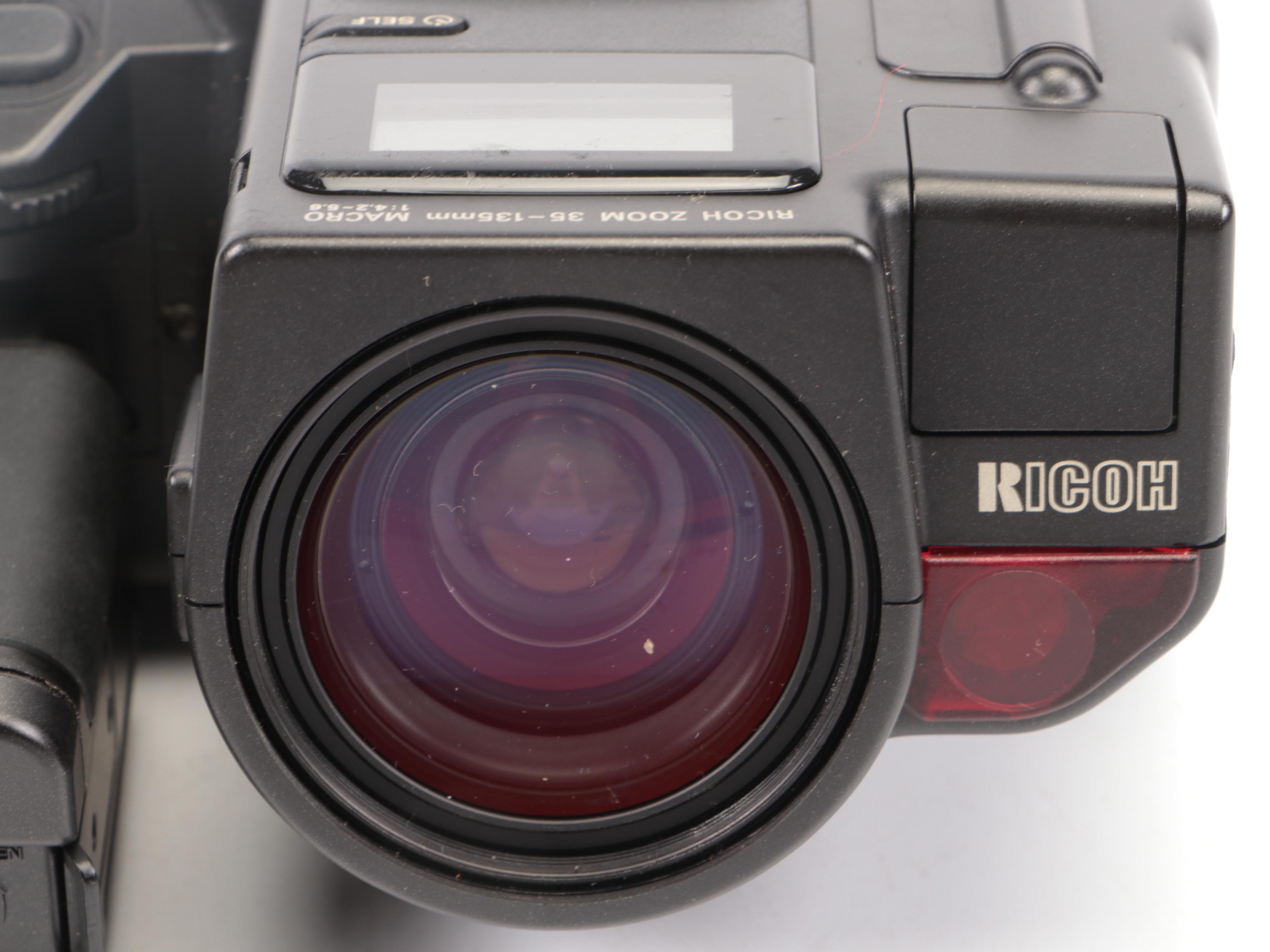 Ricoh Mirai DB-5M Autofocus SLR Camera with Strap and Bag, 1980s