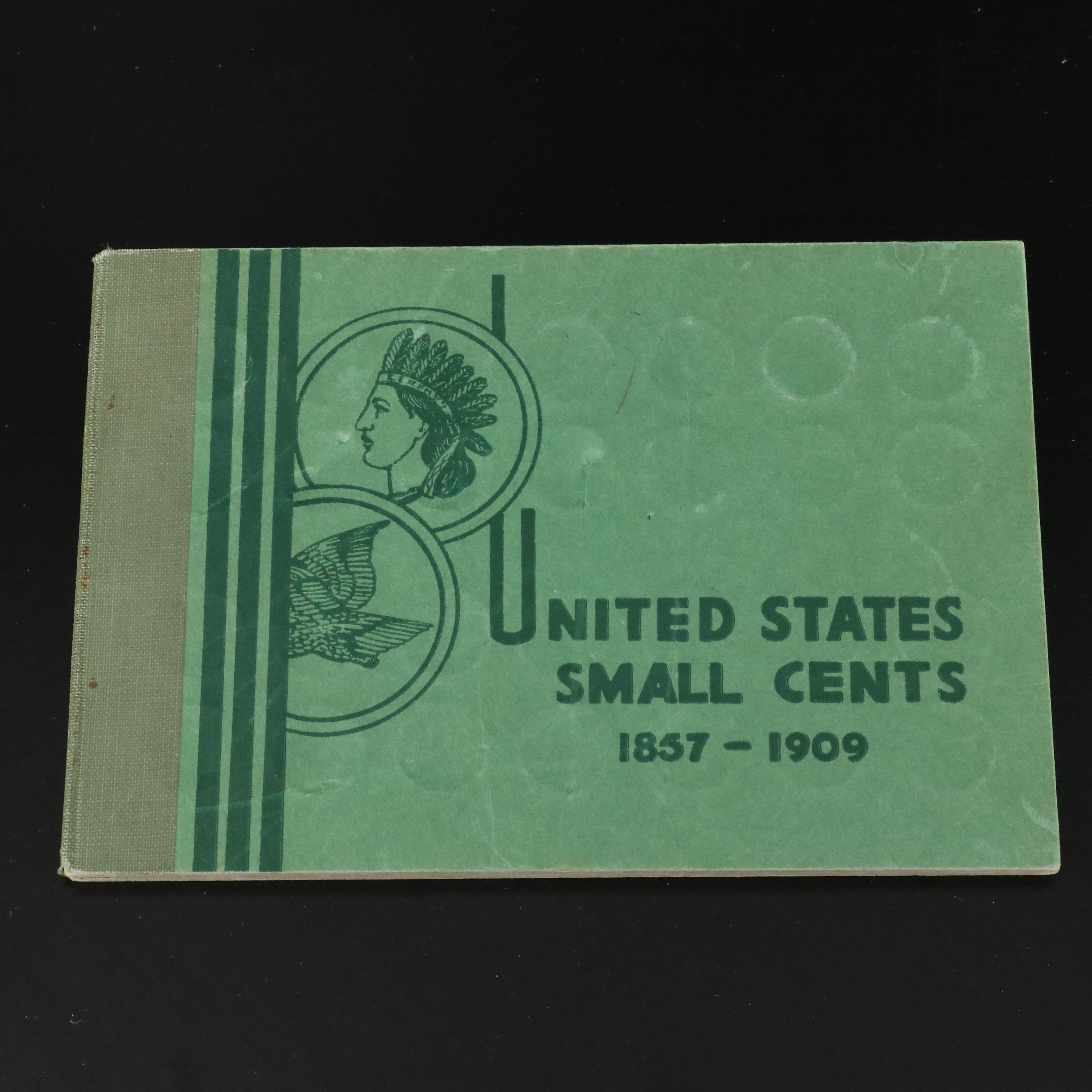 Vintage Album of Forty-Two Different Indian Head Cents