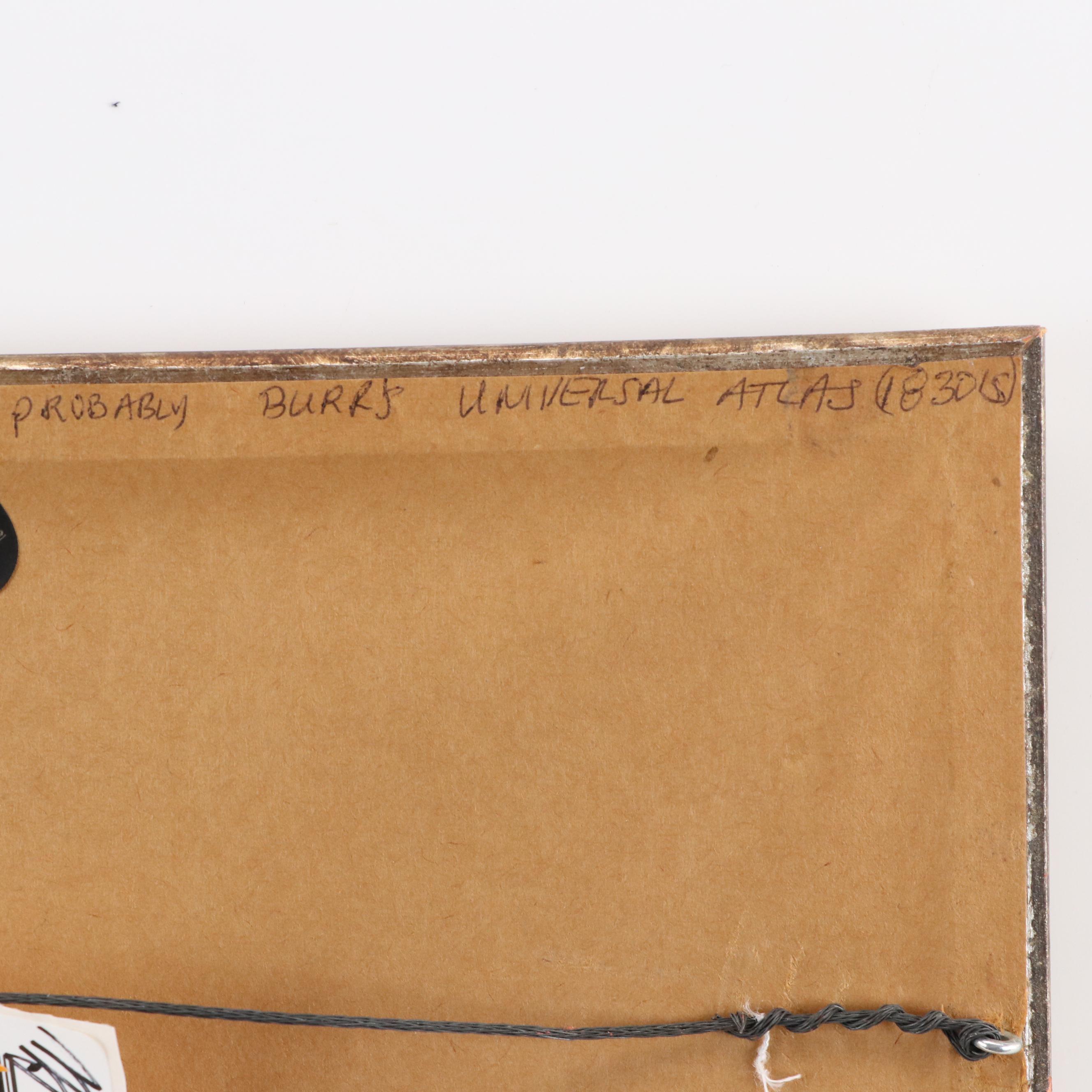 Hand-Colored Engraving Map "Western Hemisphere"