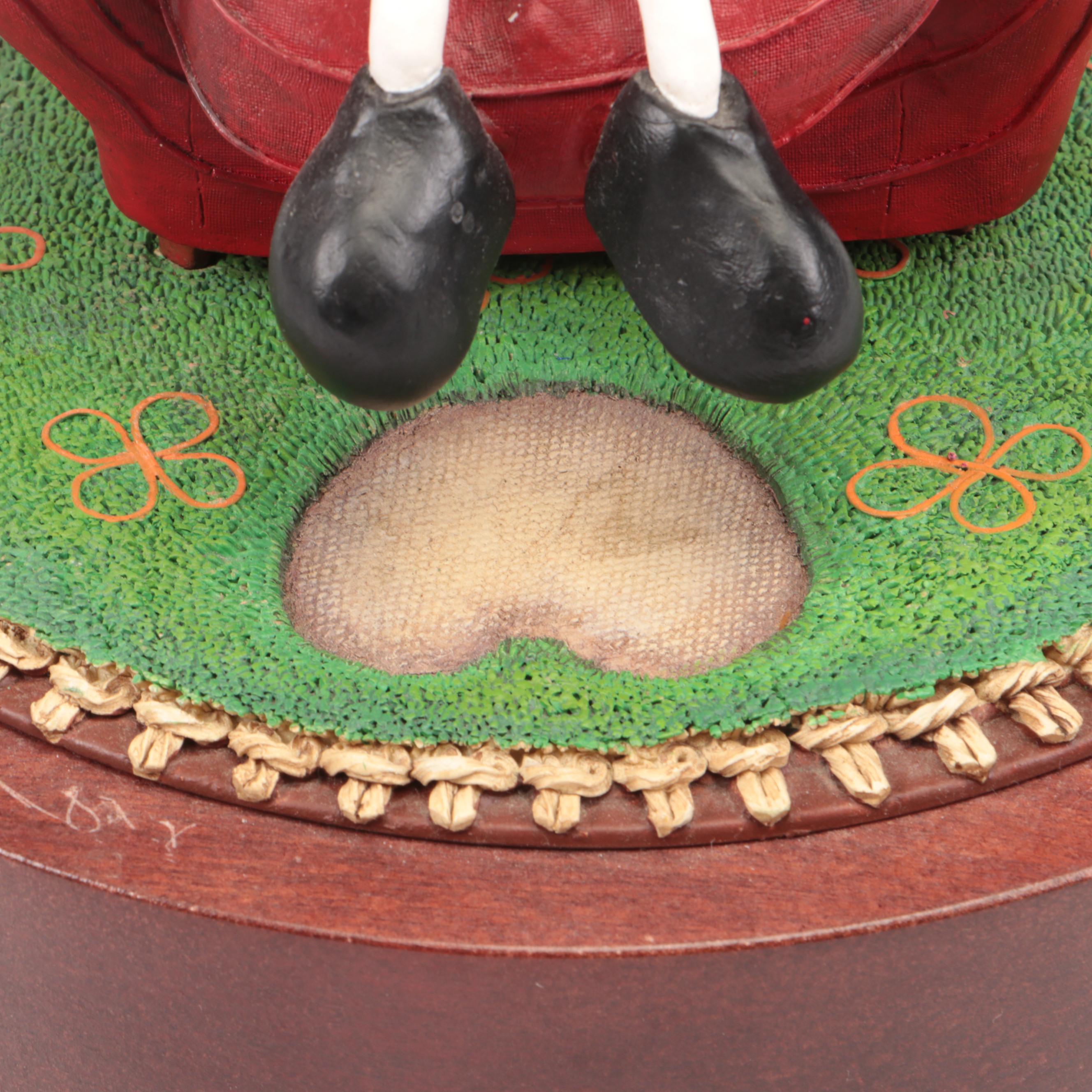 MacKenzie Thorpe Resin Sculpture "Love Seated"