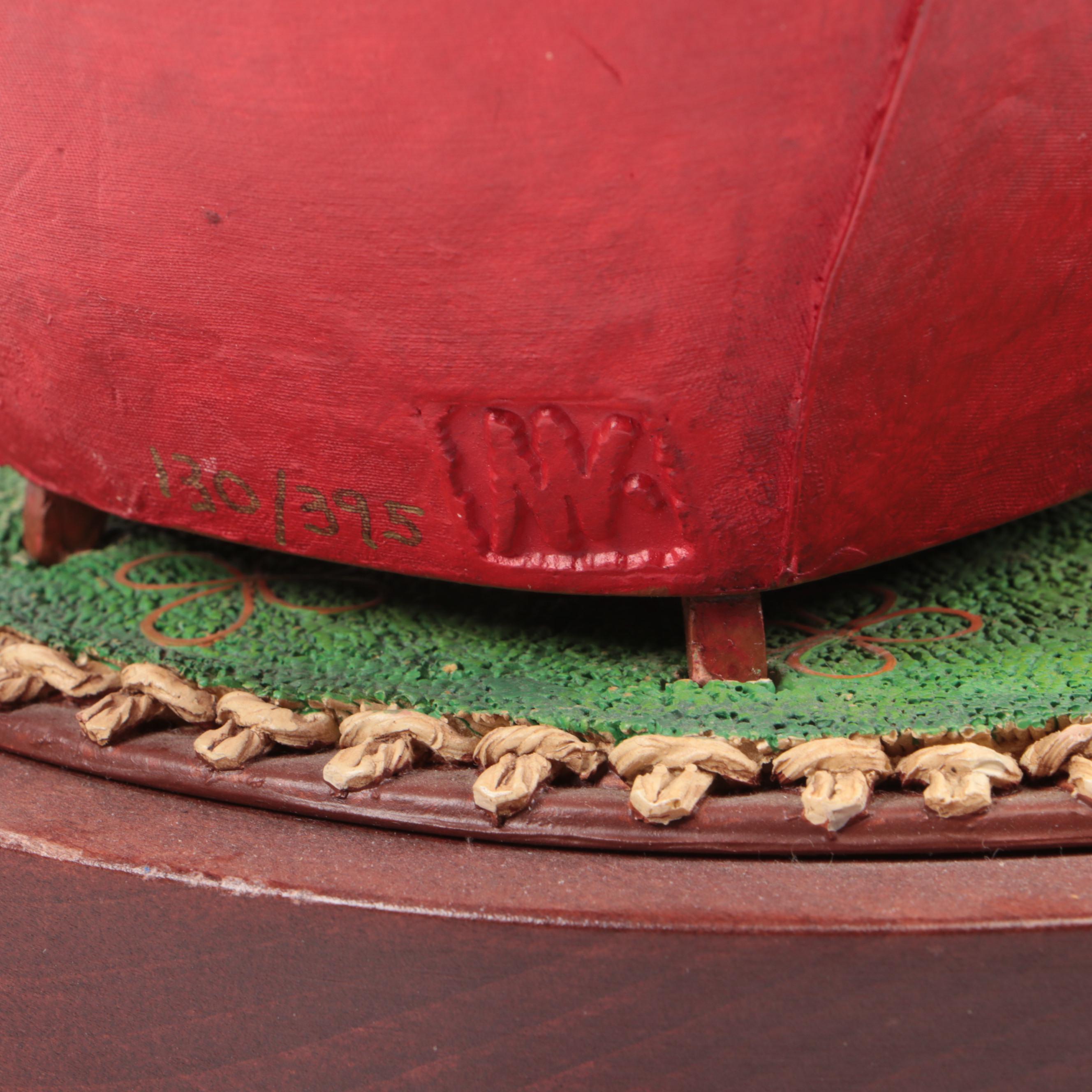 MacKenzie Thorpe Resin Sculpture "Love Seated"