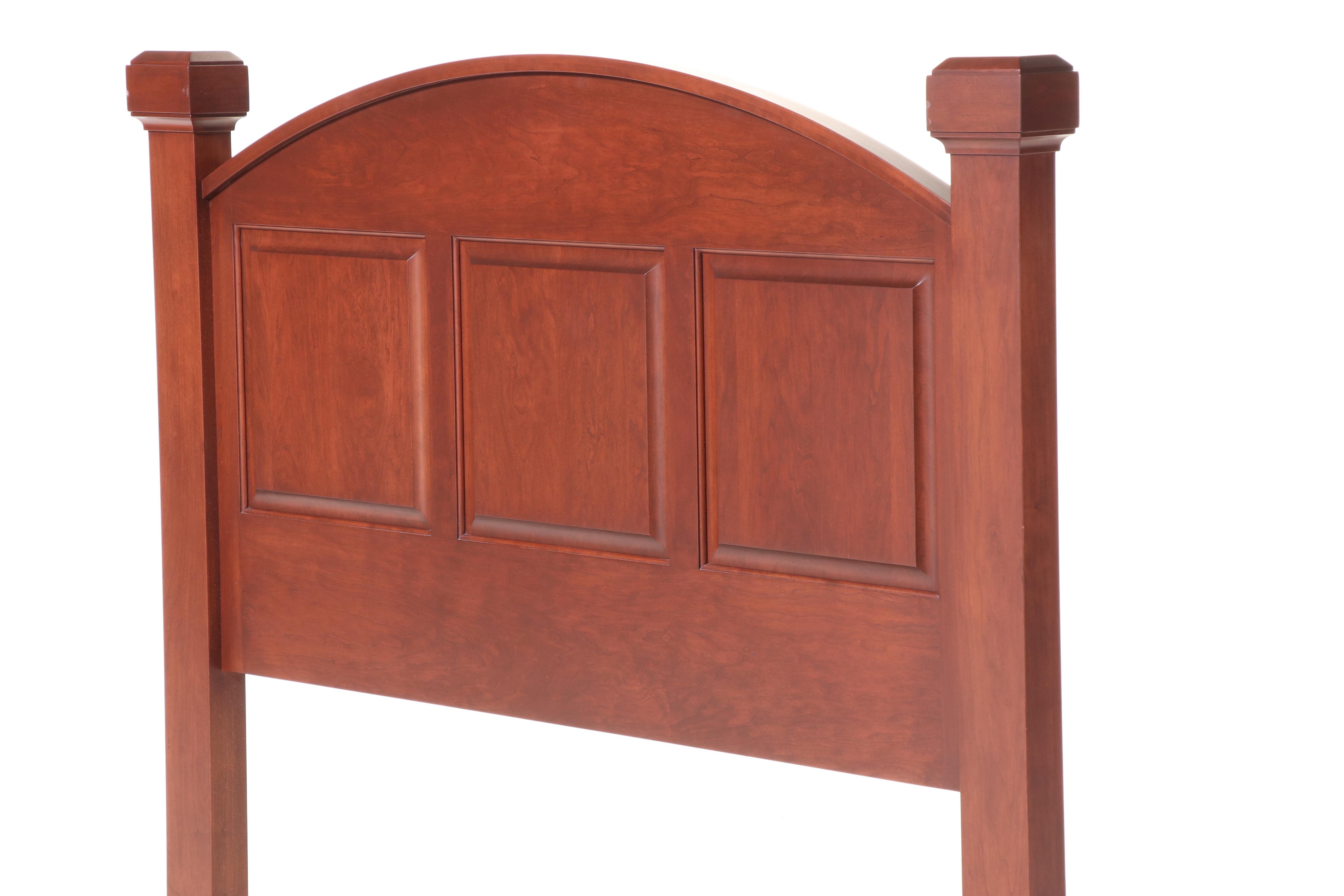 Queen Cherrywood Finish Paneled Headboard