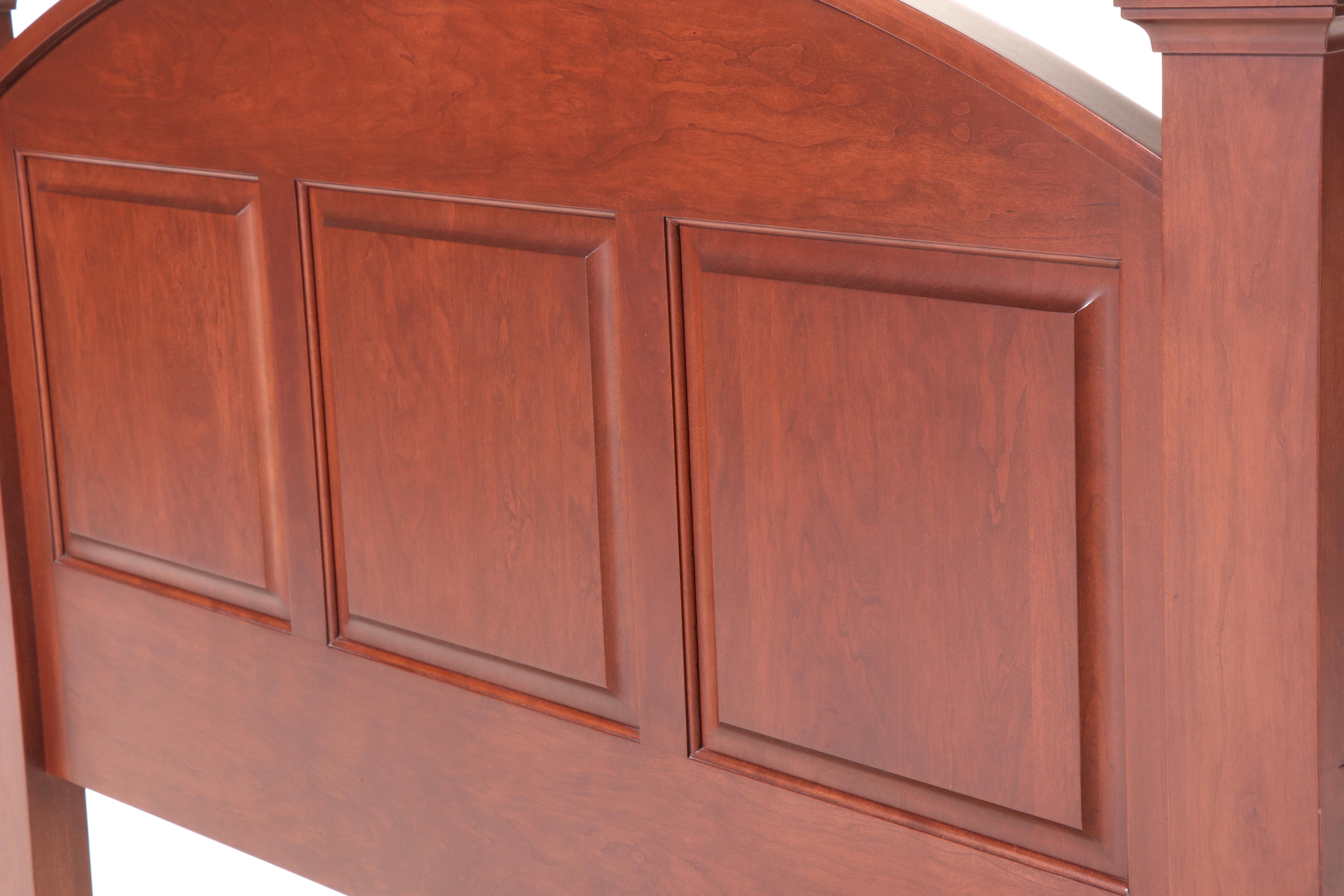 Queen Cherrywood Finish Paneled Headboard