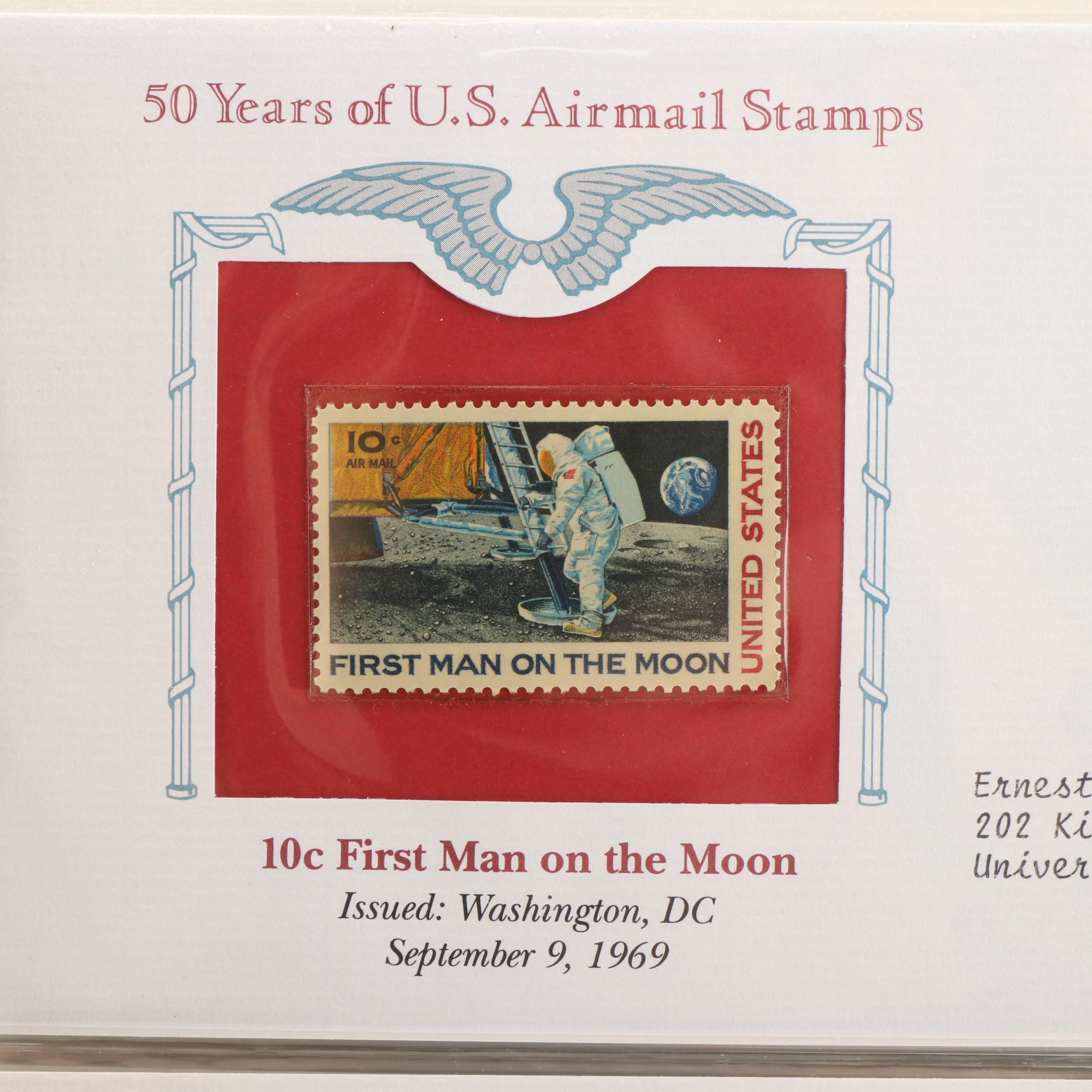 "50 Years Of U.S. Airmail Stamps" Postage Stamp Album
