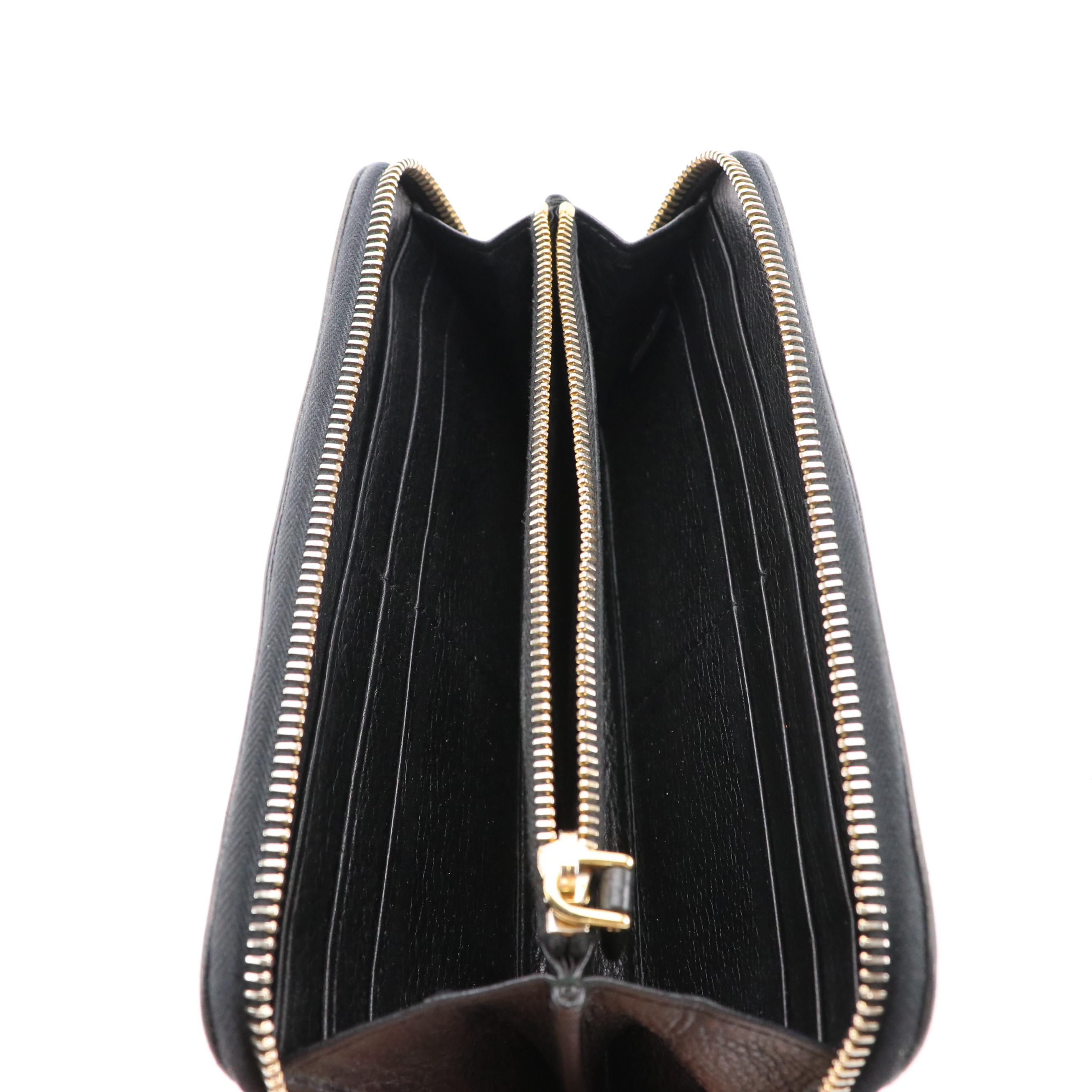 Prada Zip Around Wallet 1M0506 in Vitello Daino Leather with Box