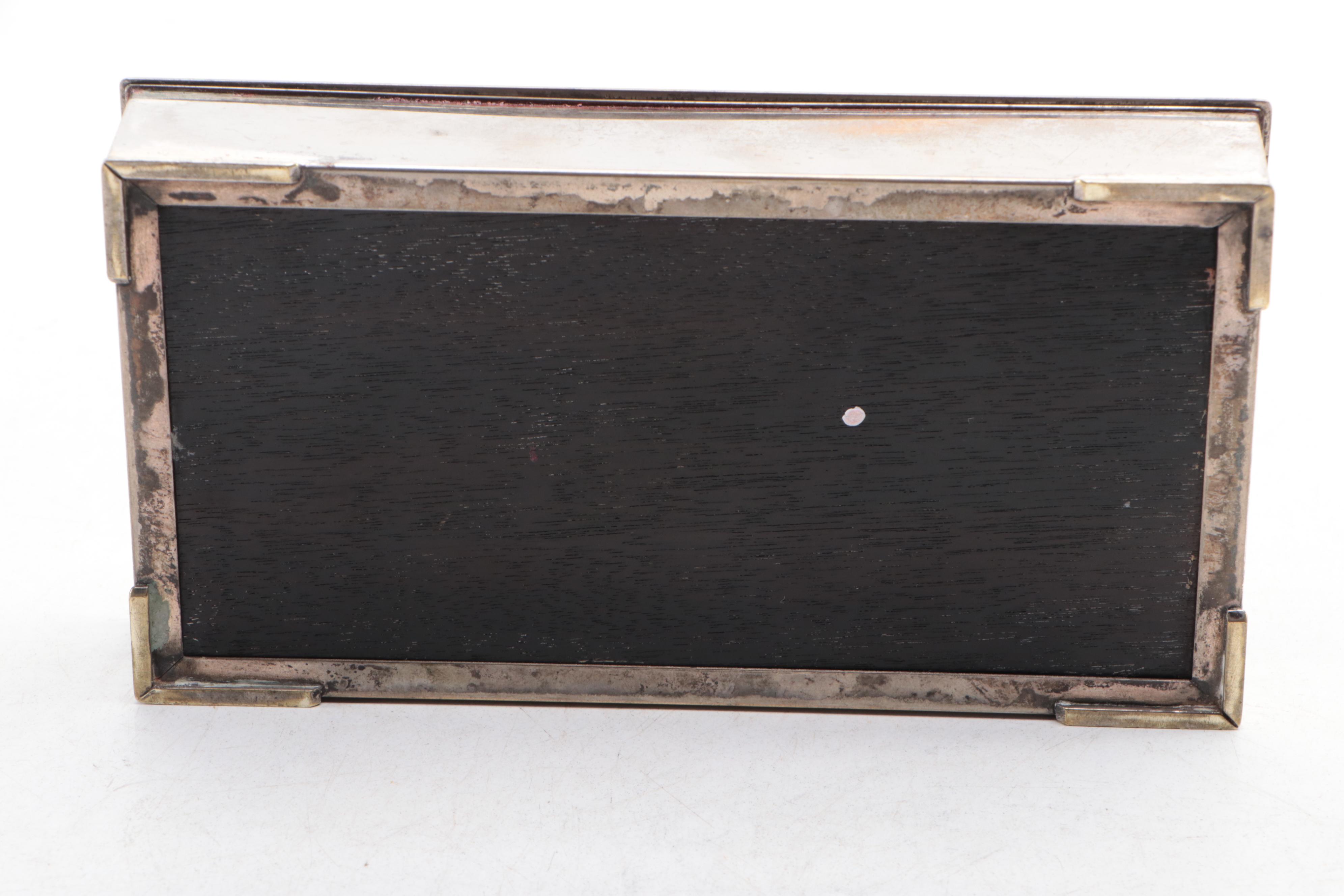 Chinese Cloisonné Divided Lidded Box with More Enamel and Metal Lidded Boxes