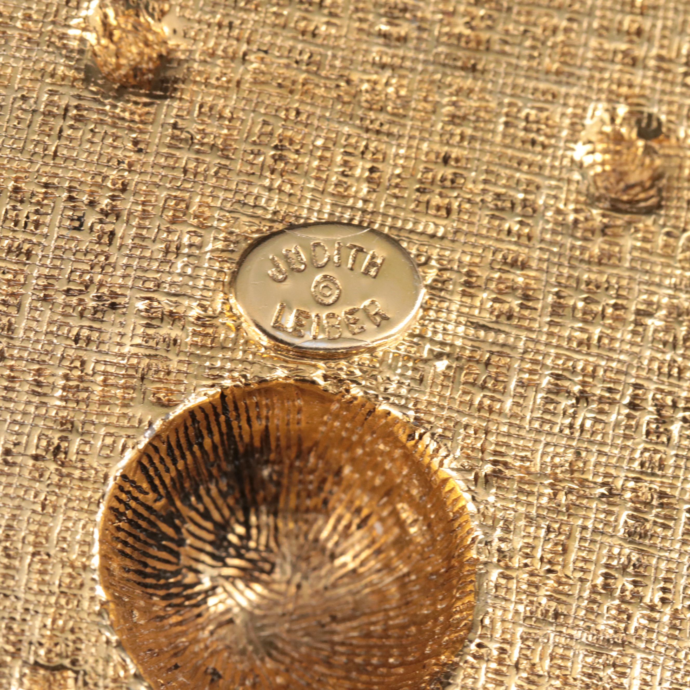 Judith Leiber Necklace with Scroll Detail on Pendant