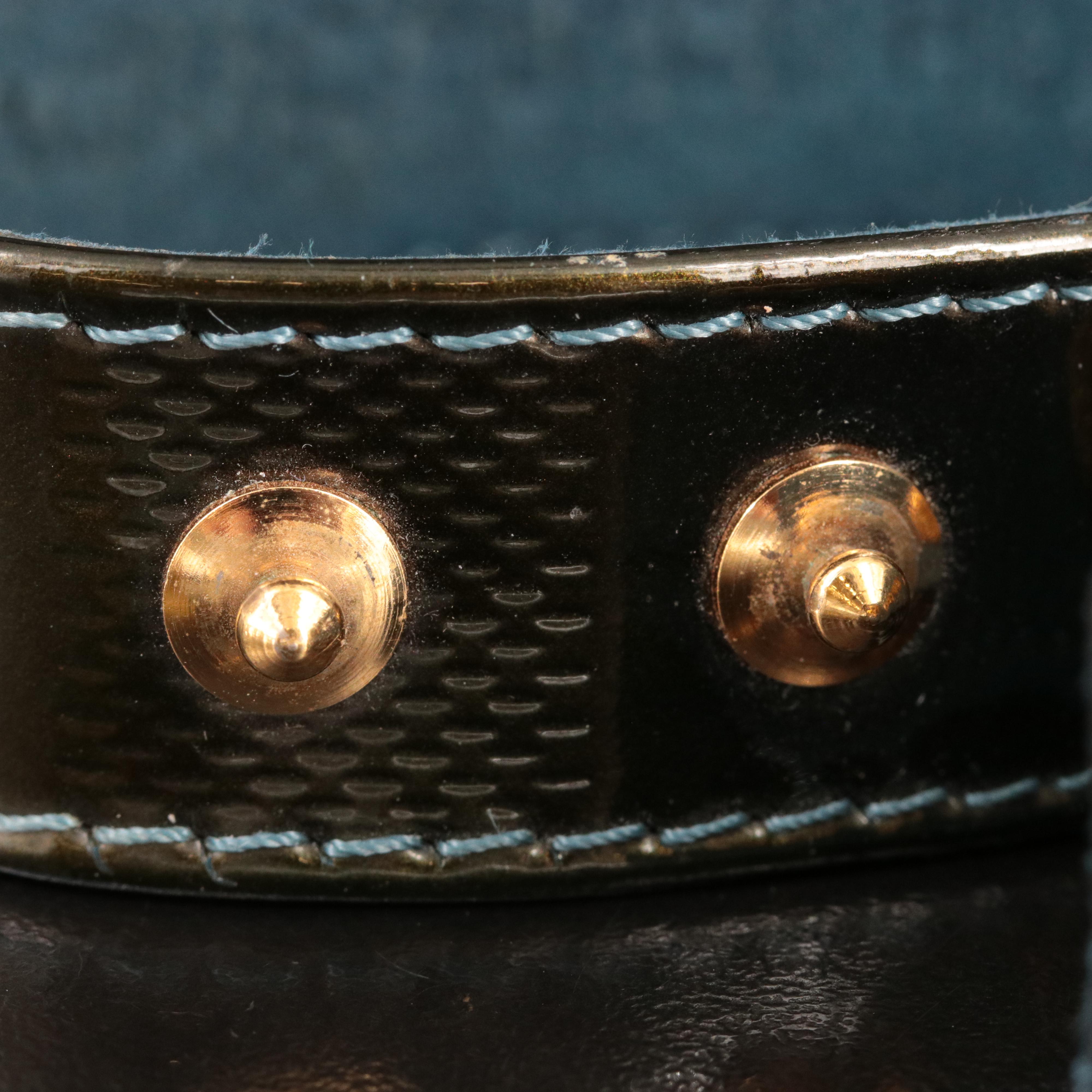 Louis Vuitton Damier Green Patent Leather Bracelet