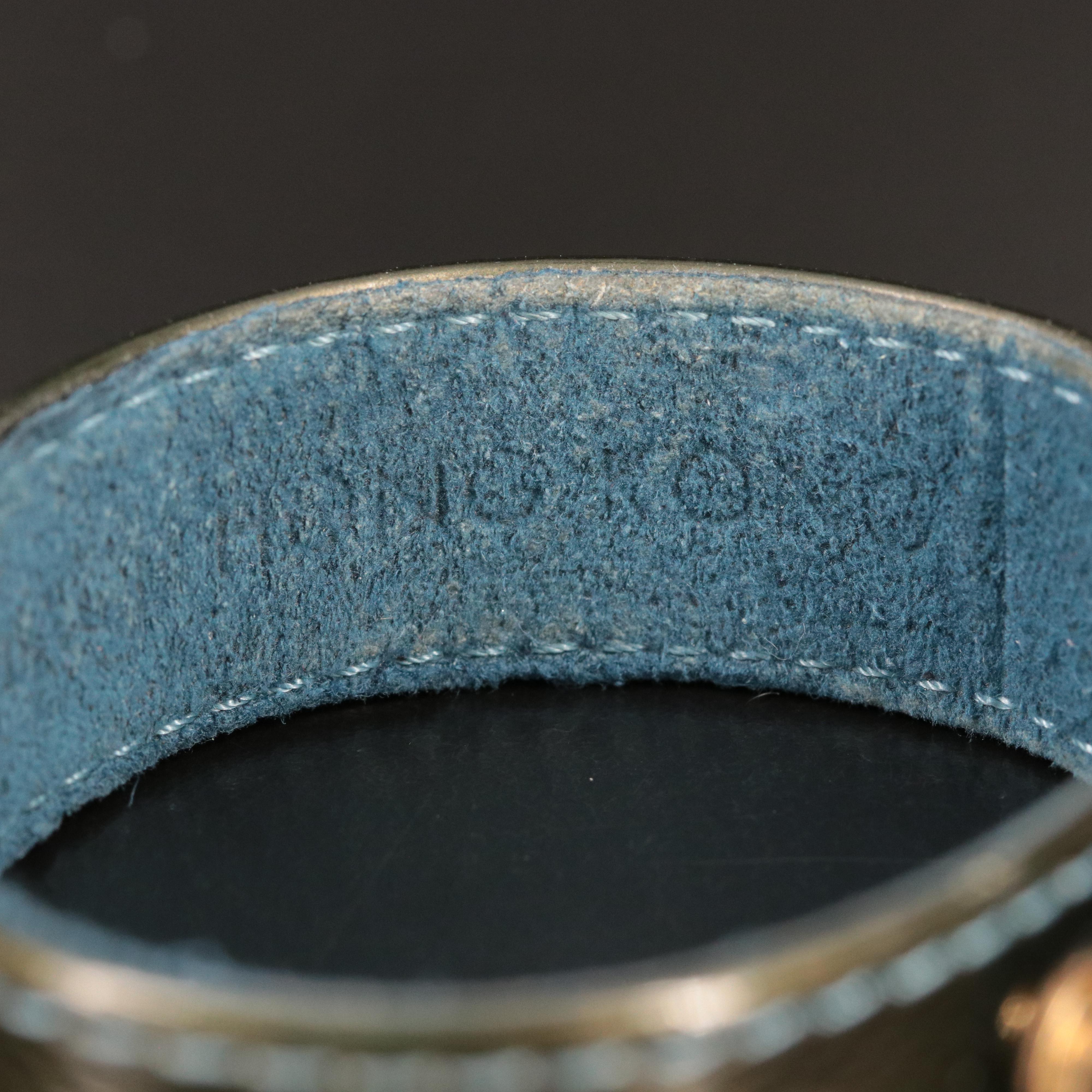 Louis Vuitton Damier Green Patent Leather Bracelet