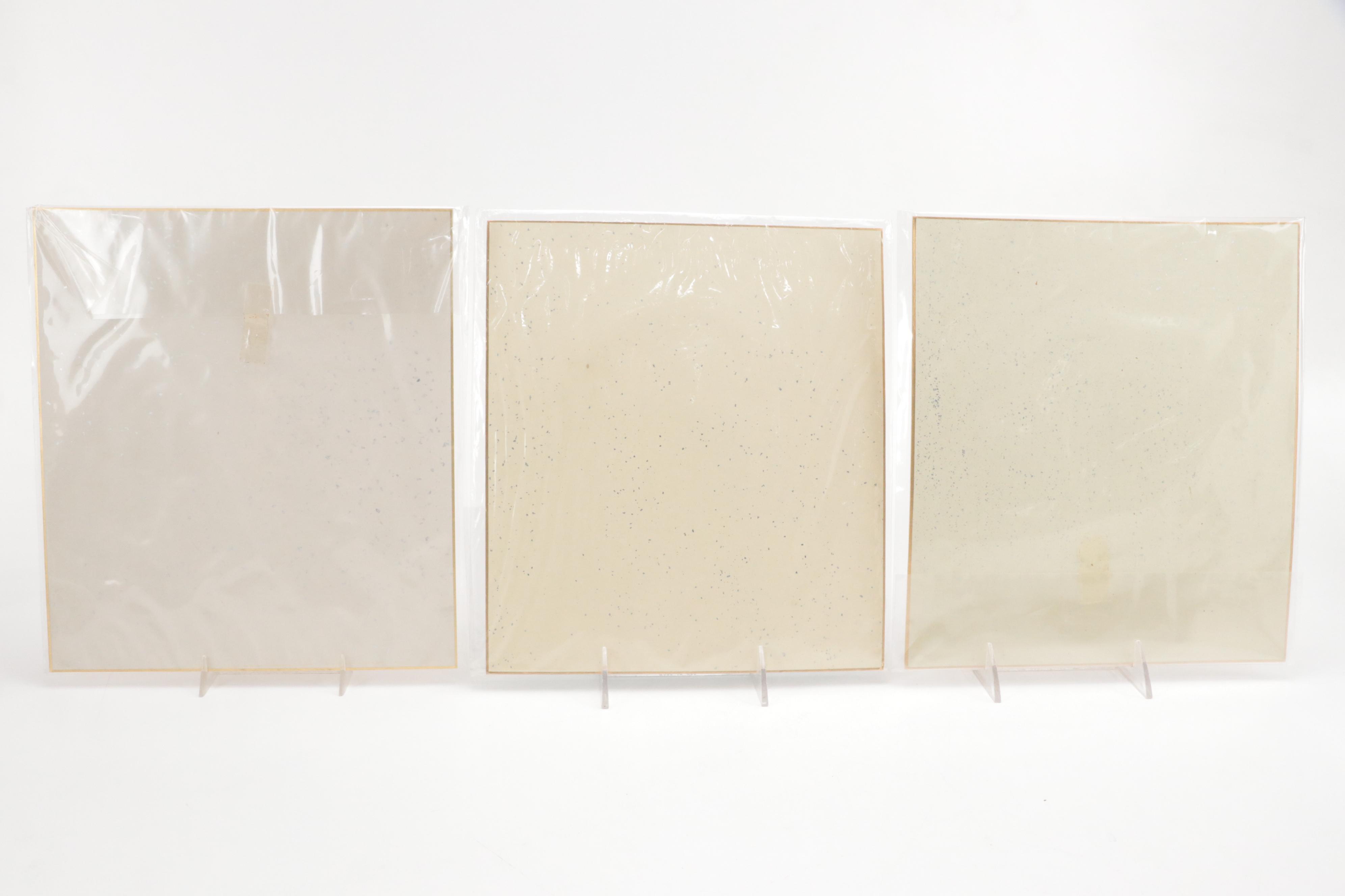 Japanese Hinamatsuri Silk and Paper Doll Cards, Porcelain & Decorative Plates