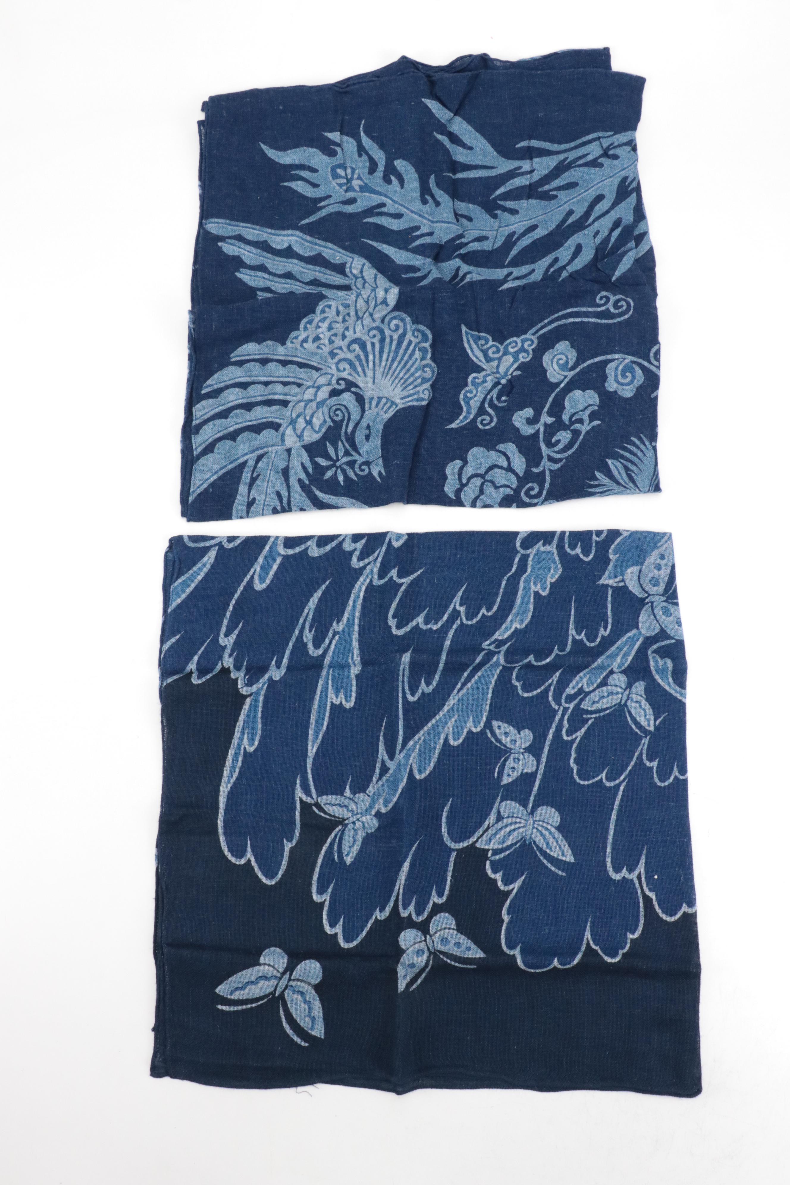 Japanese Hinamatsuri Silk and Paper Doll Cards, Porcelain & Decorative Plates