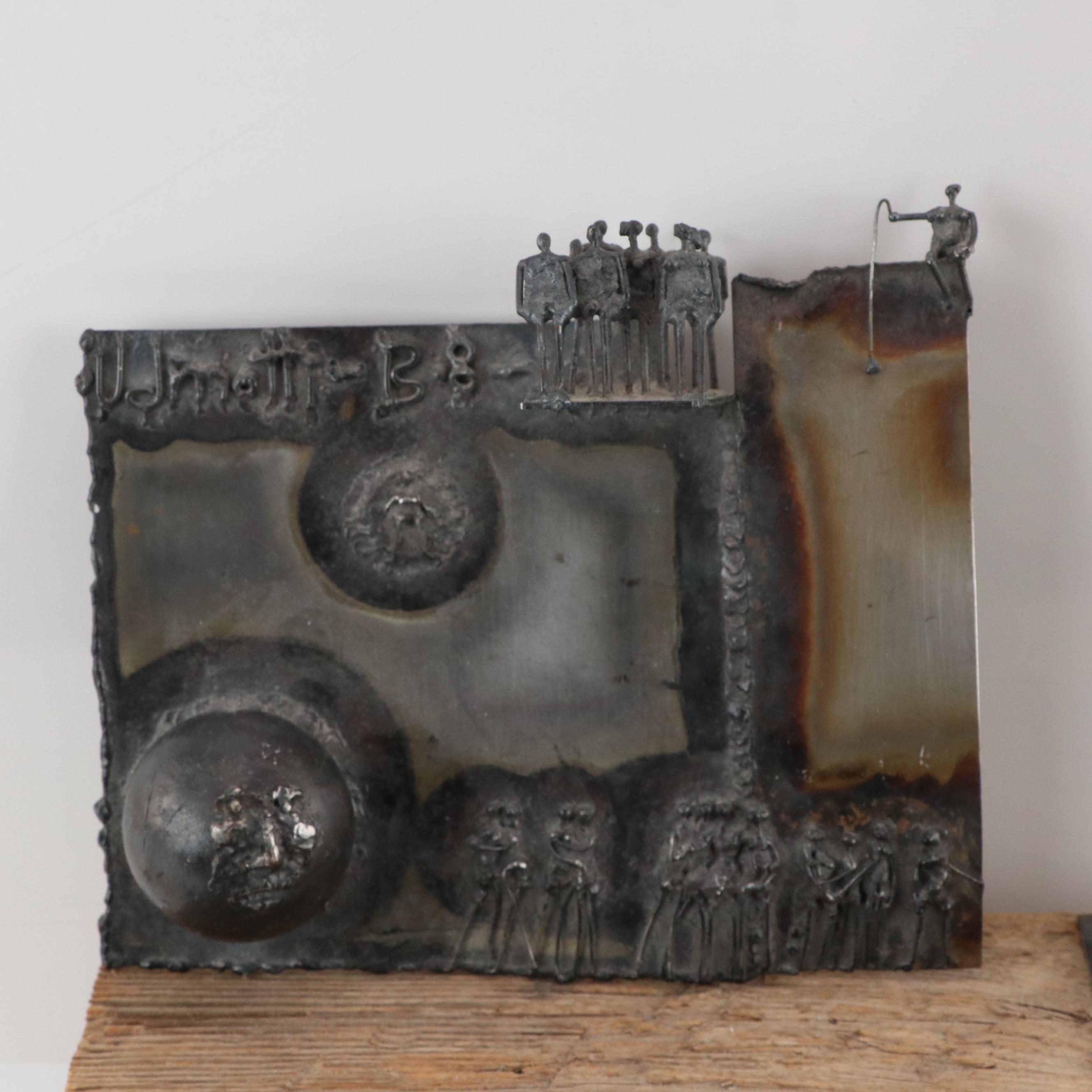 Agnese Udinotti Metal and Found Object Figurative Sculptures
