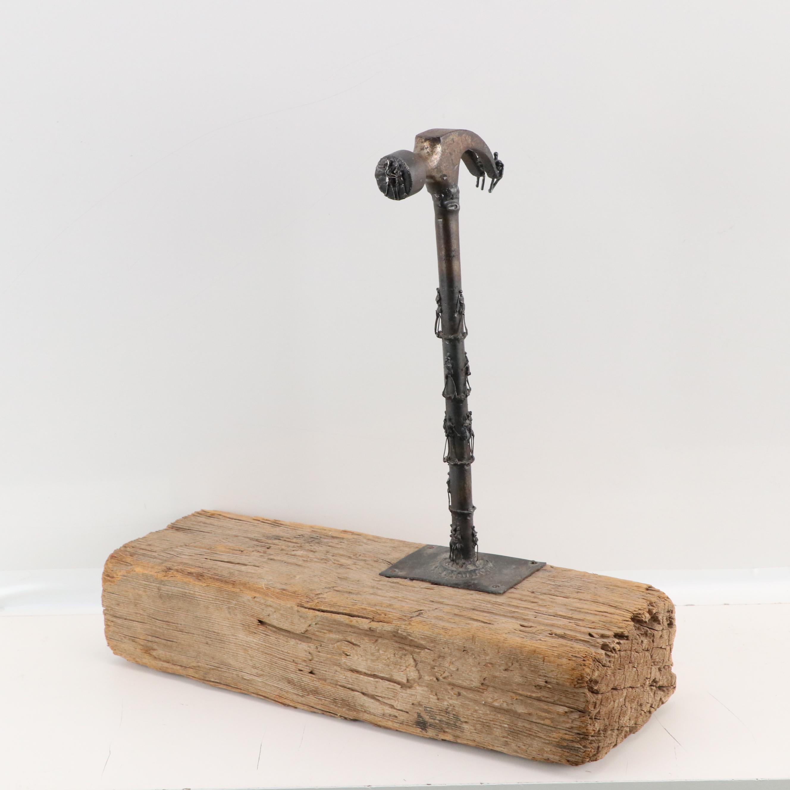 Agnese Udinotti Metal and Found Object Figurative Sculptures