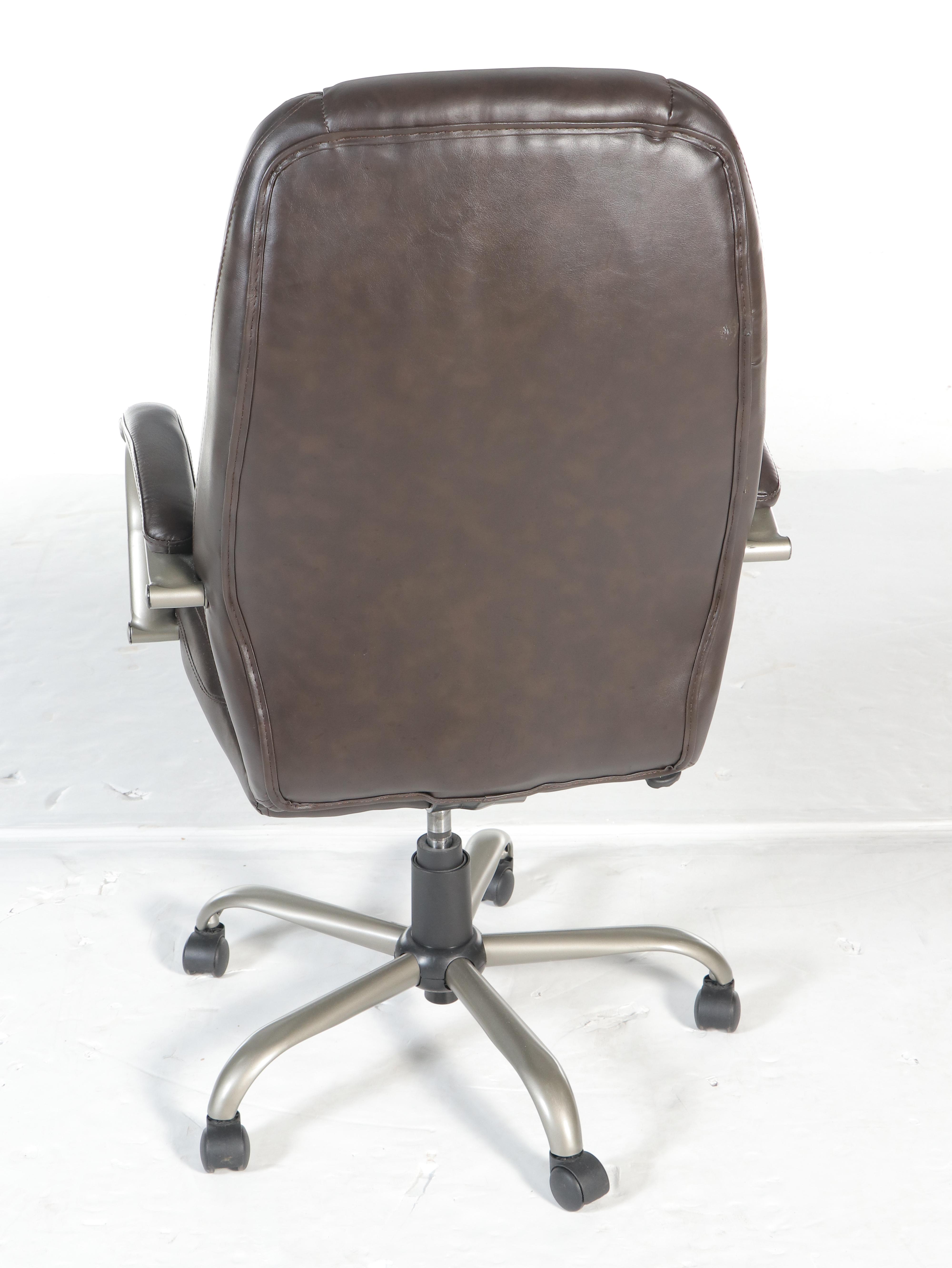 Z-Line Black and Brown Leatherette Office Chair