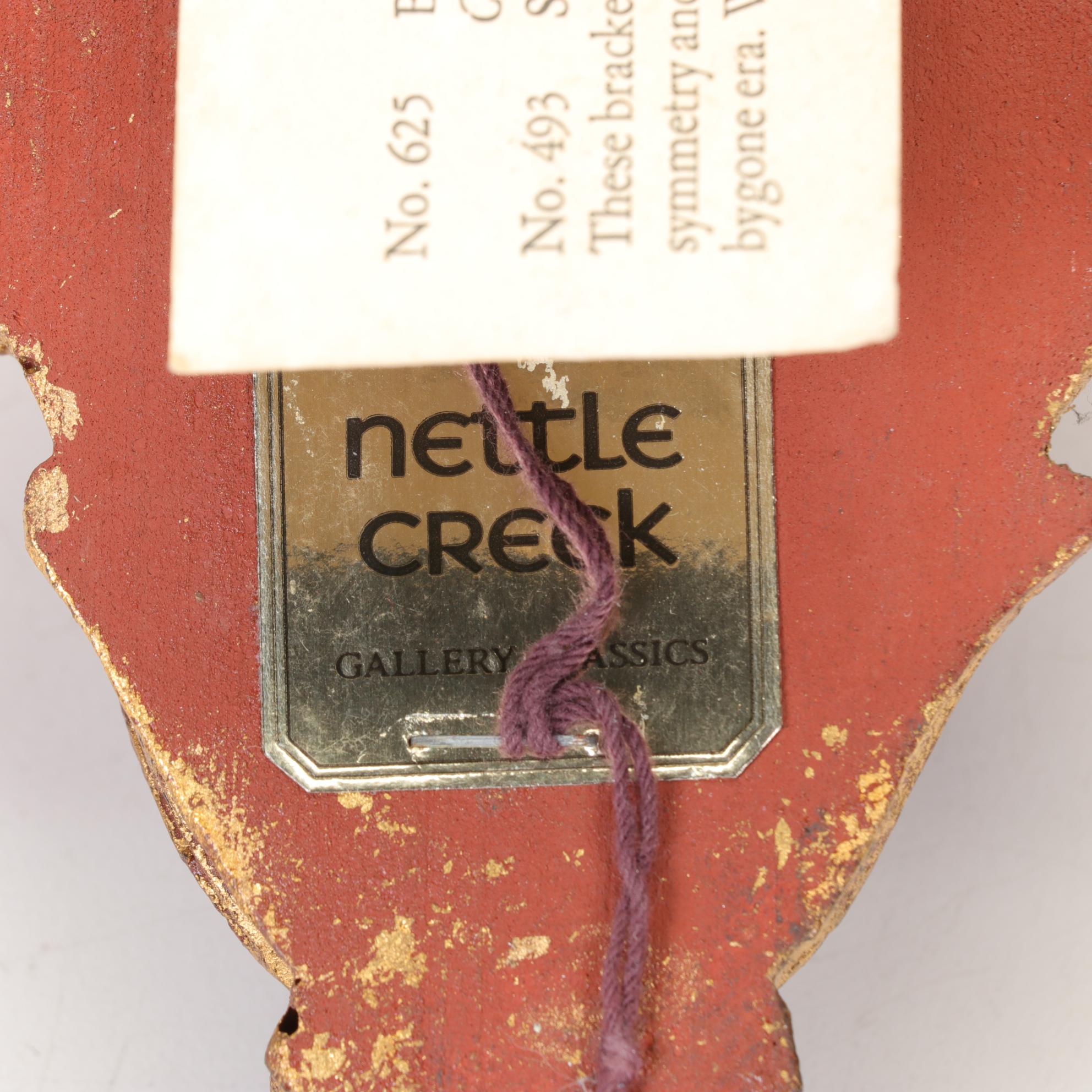 Molded Replica Wall Mirrors, Wall Shelf, and Cherubs, Late 20th Century