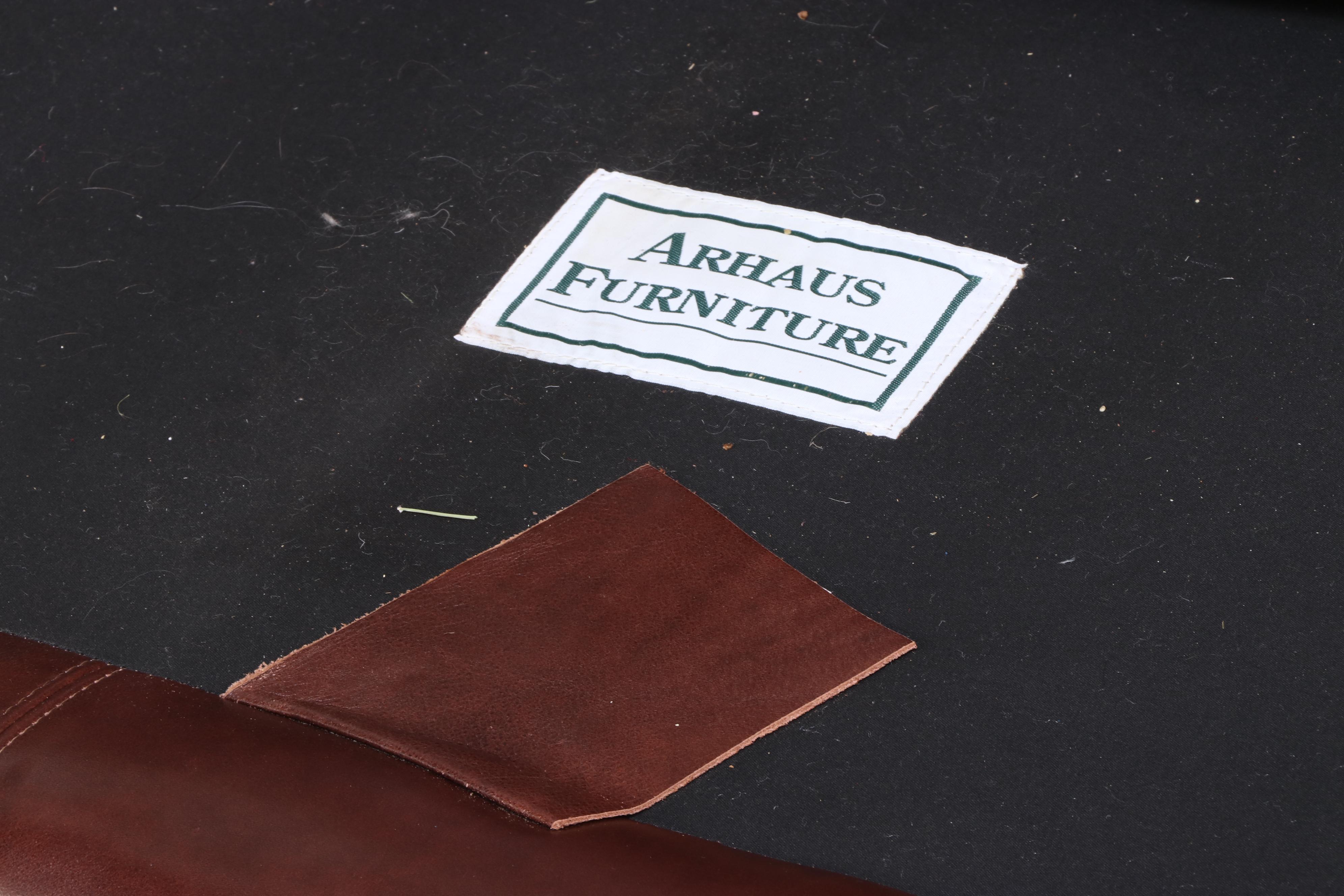 Arhaus Furniture Leather Sectional Sofa