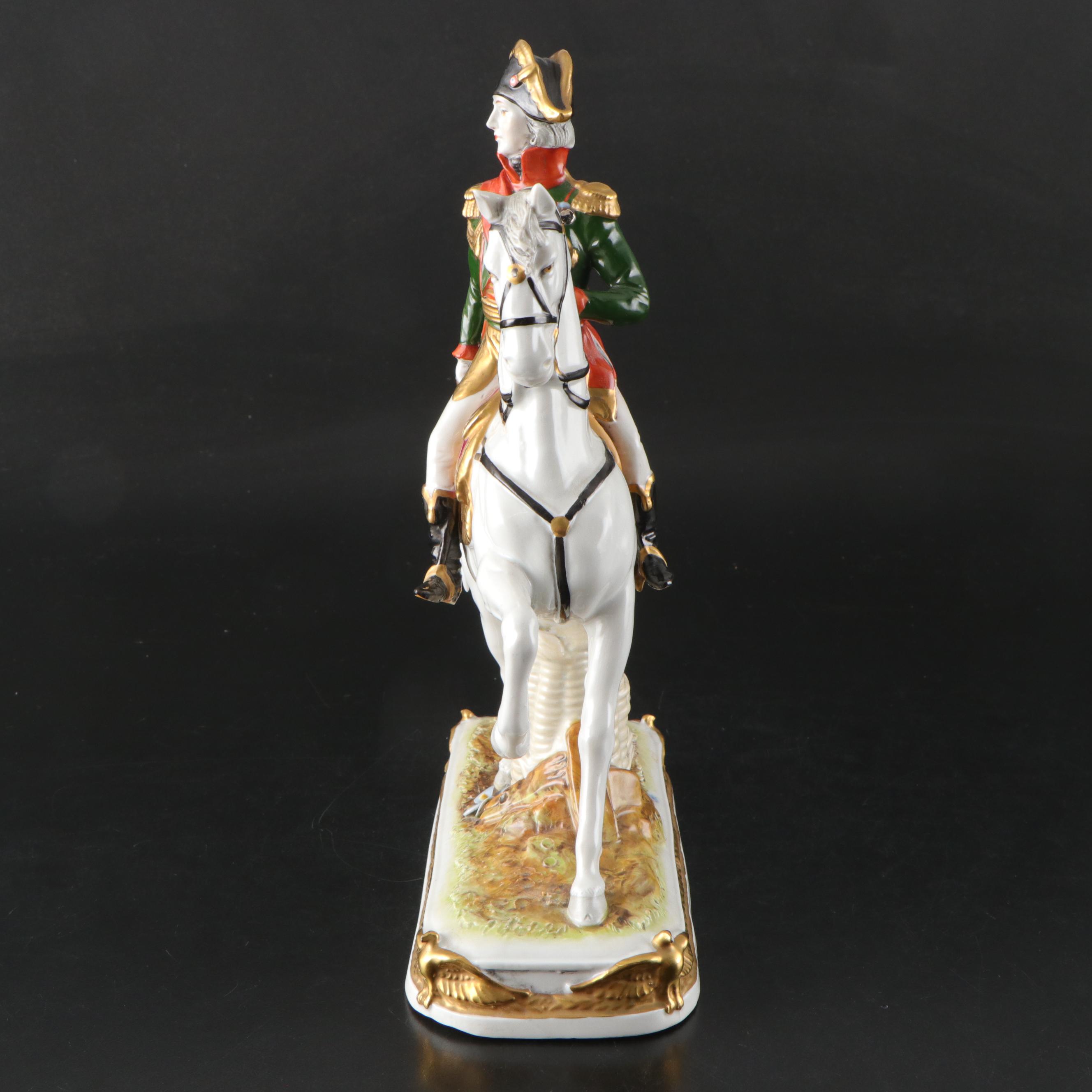 Scheibe-Alsbach German Porcelain "Bessières" Figurine, 20th C.