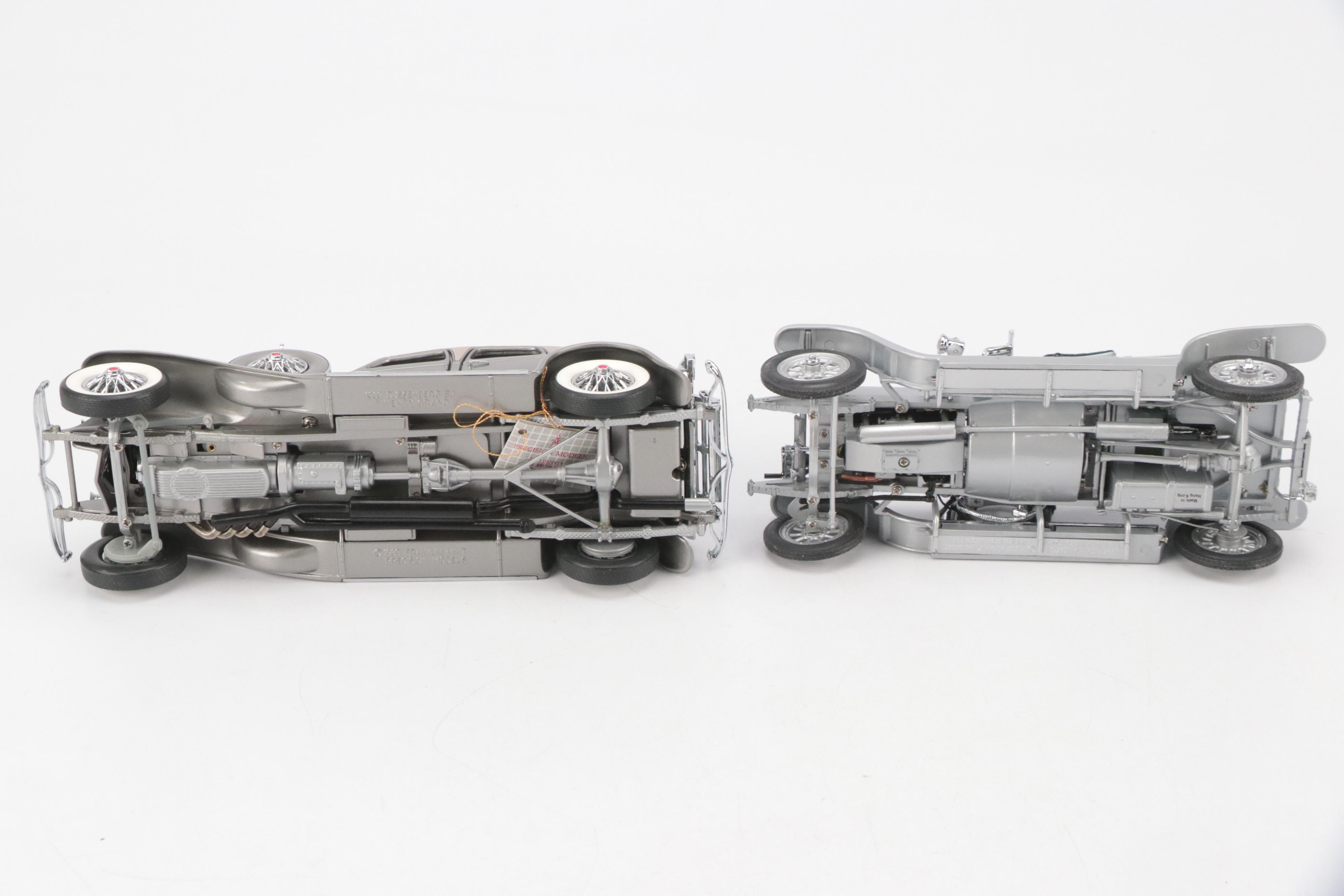 Duesenberg SJ, Rolls-Royce Phantom and Other Diecast Model Cars