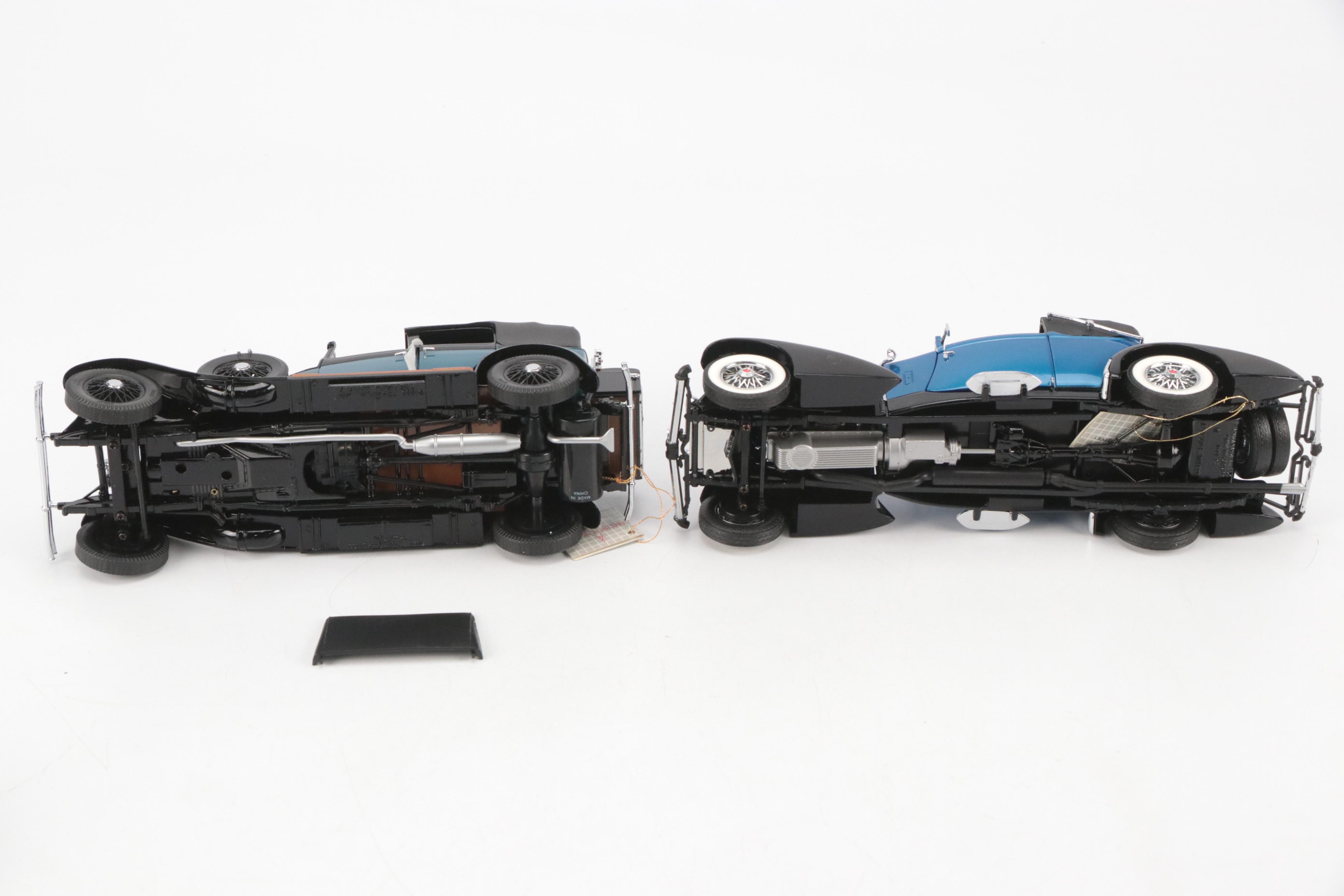 Duesenberg SJ, Rolls-Royce Phantom and Other Diecast Model Cars