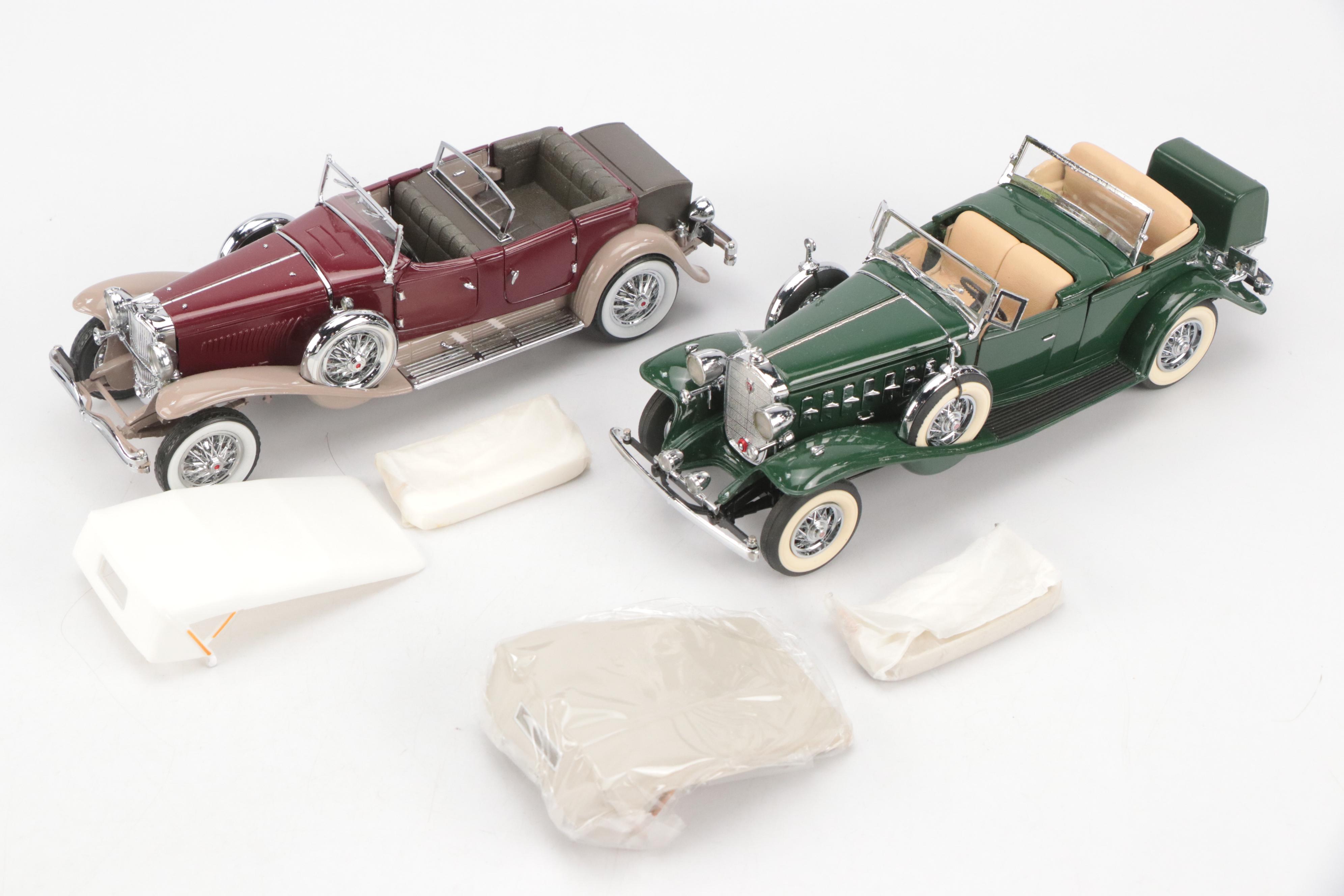 Duesenberg SJ, Rolls-Royce Phantom and Other Diecast Model Cars