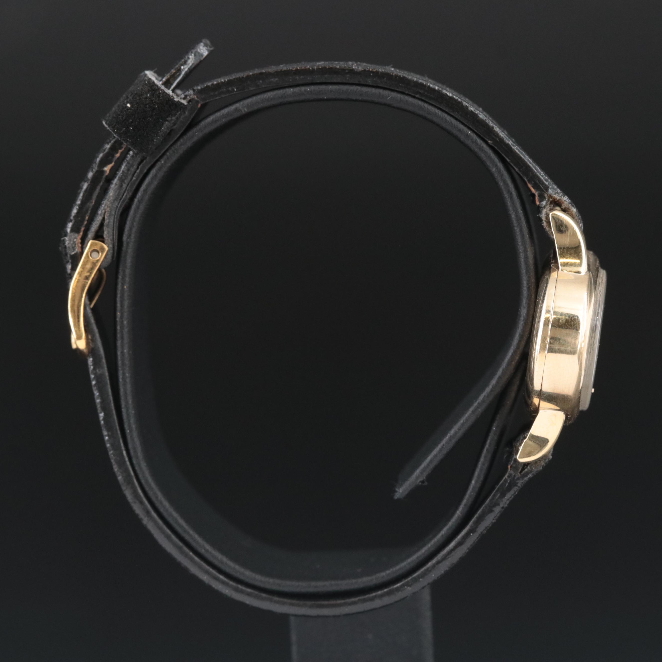 Vintage 18K Bucherer Swiss Stem Wind Watch