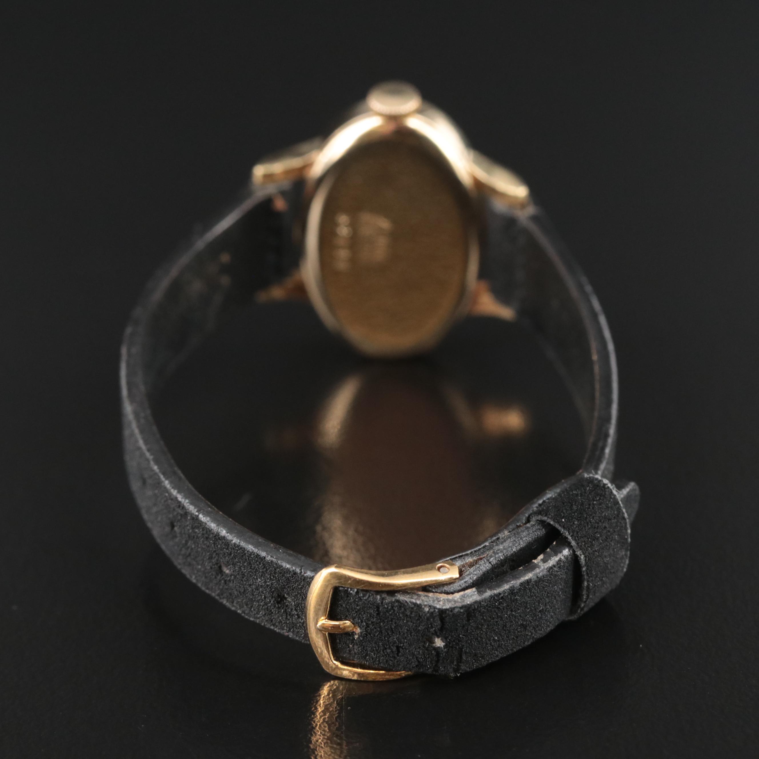 Vintage 18K Bucherer Swiss Stem Wind Watch