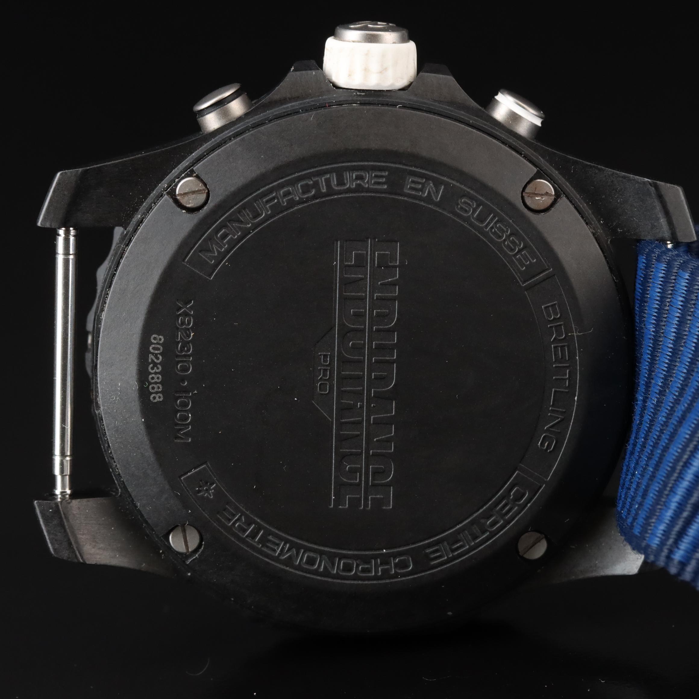 Breitling Endurance Pro Chronograph Quartz Black and White Watch