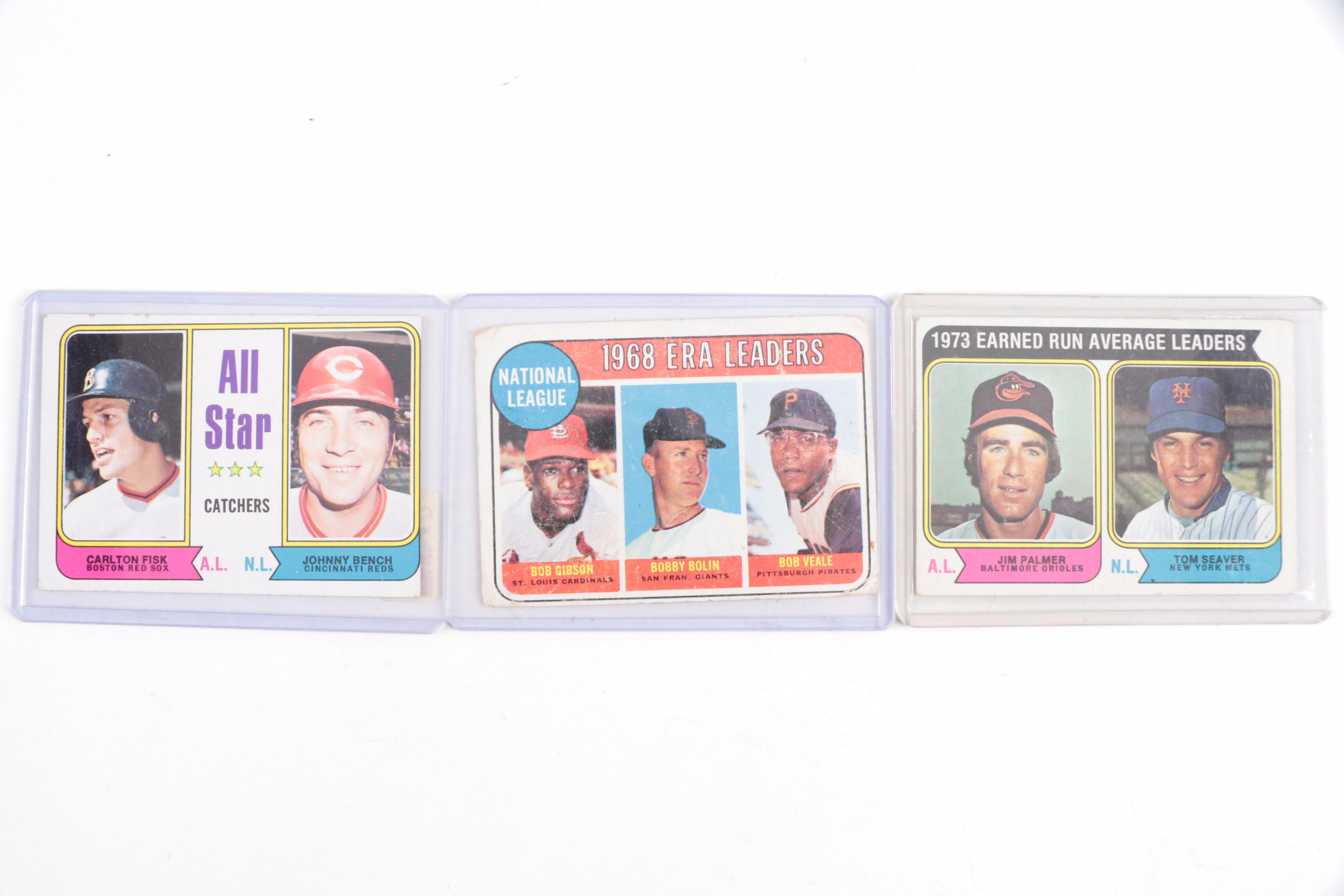 Topps Baseball Cards Featuring Ryan, Palmer, Seaver, Schmidt, and More, 1970s