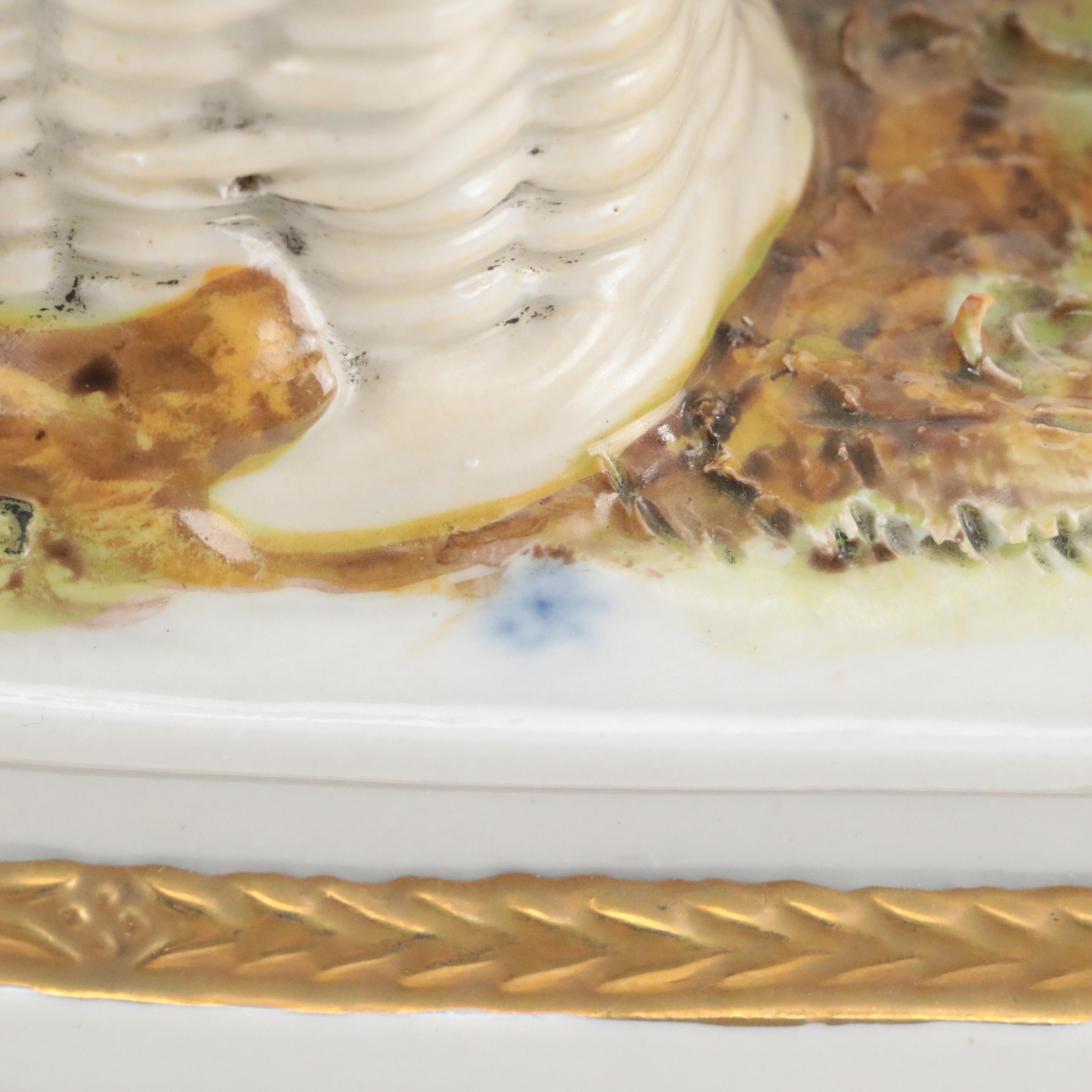 Scheibe-Alsbach German Porcelain "Bessières" Figurine, 20th C.