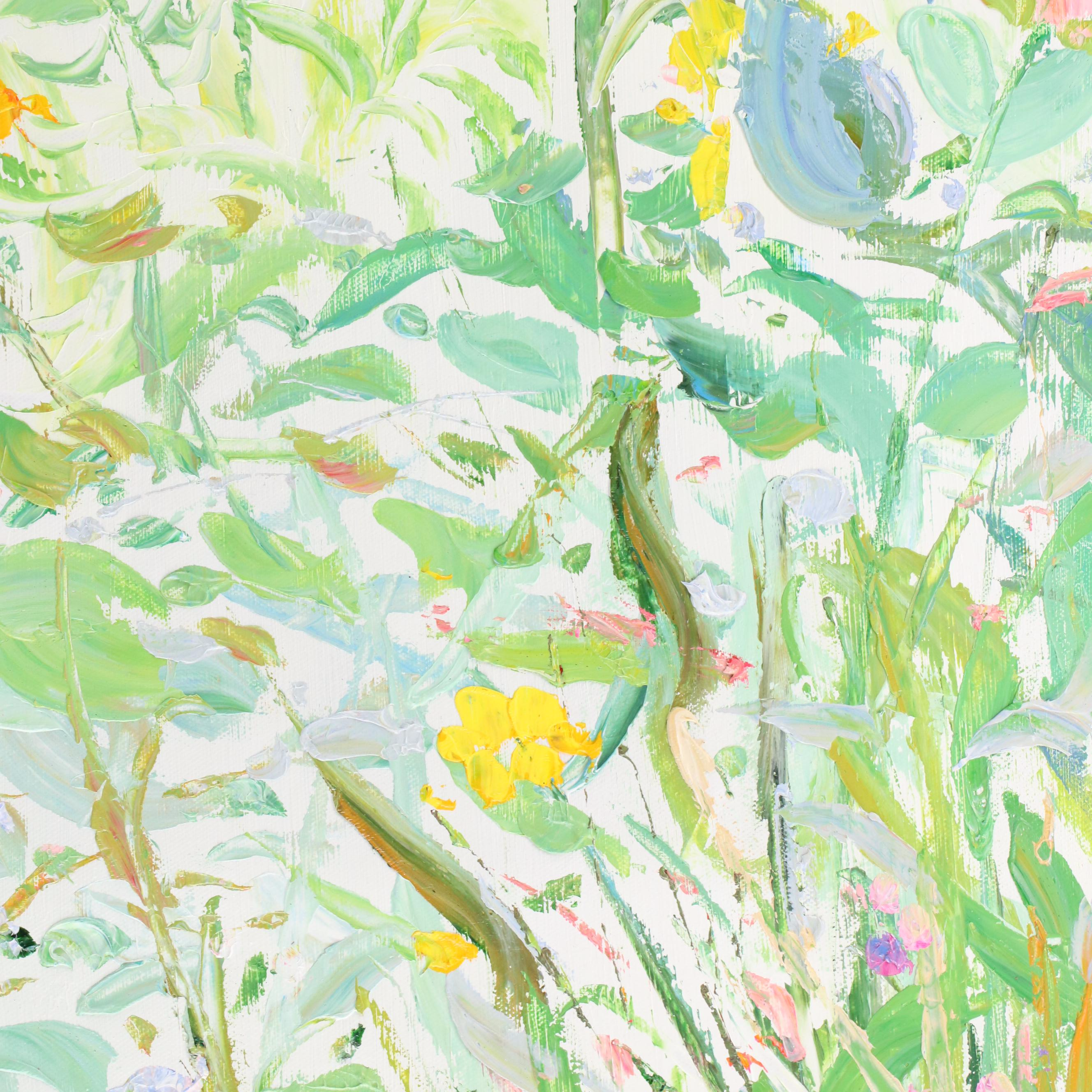 Ping Floral Oil Painting, 21st Century