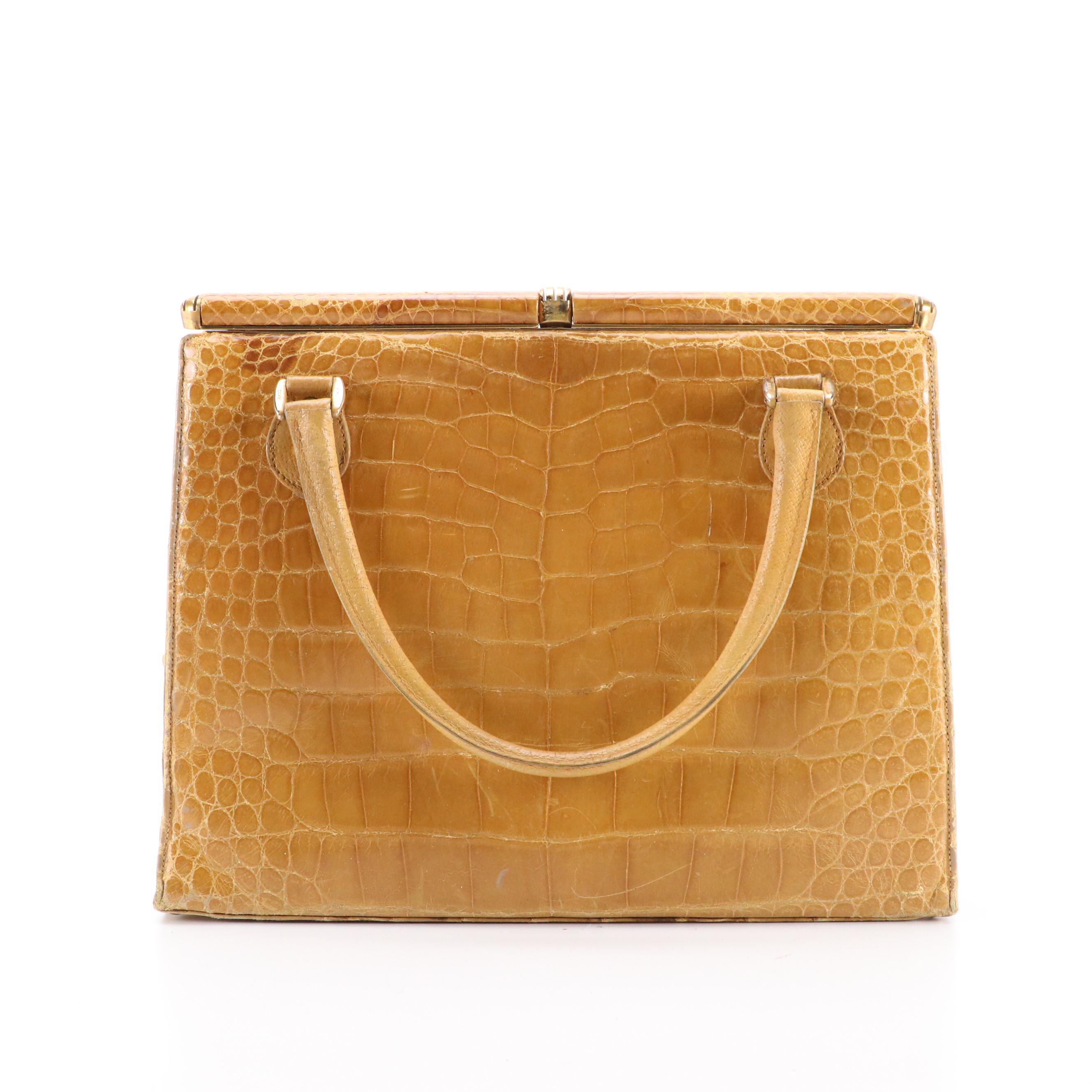 Lucille de Paris, and More Alligator, Lizard Skin, Other Embossed Leather Bags
