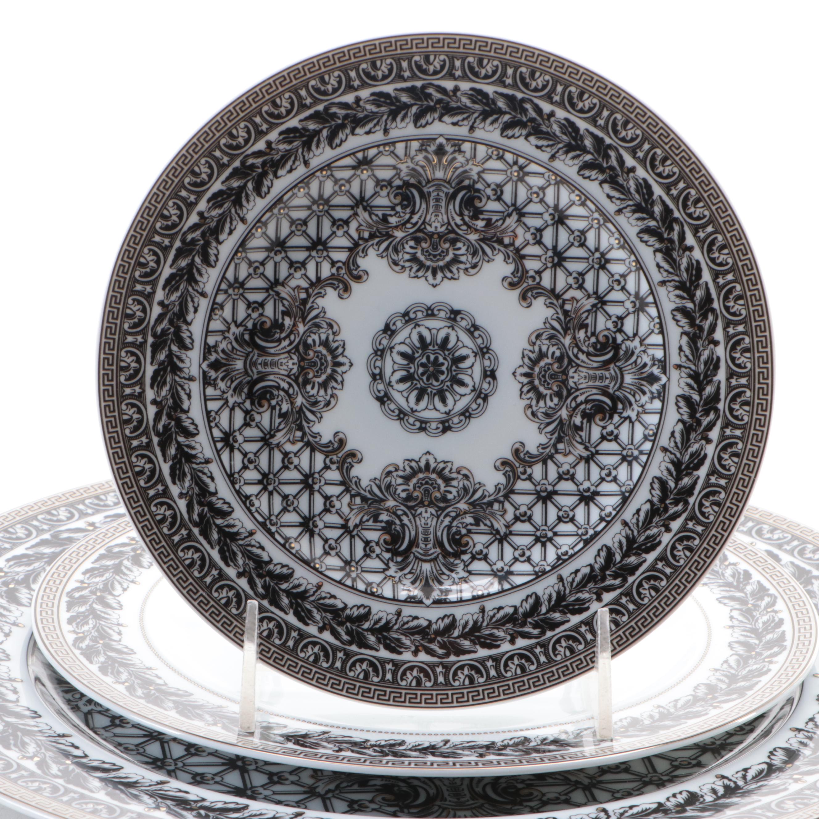 Rosenthal for Versace "Marqueterie" Porcelain Dinnerware