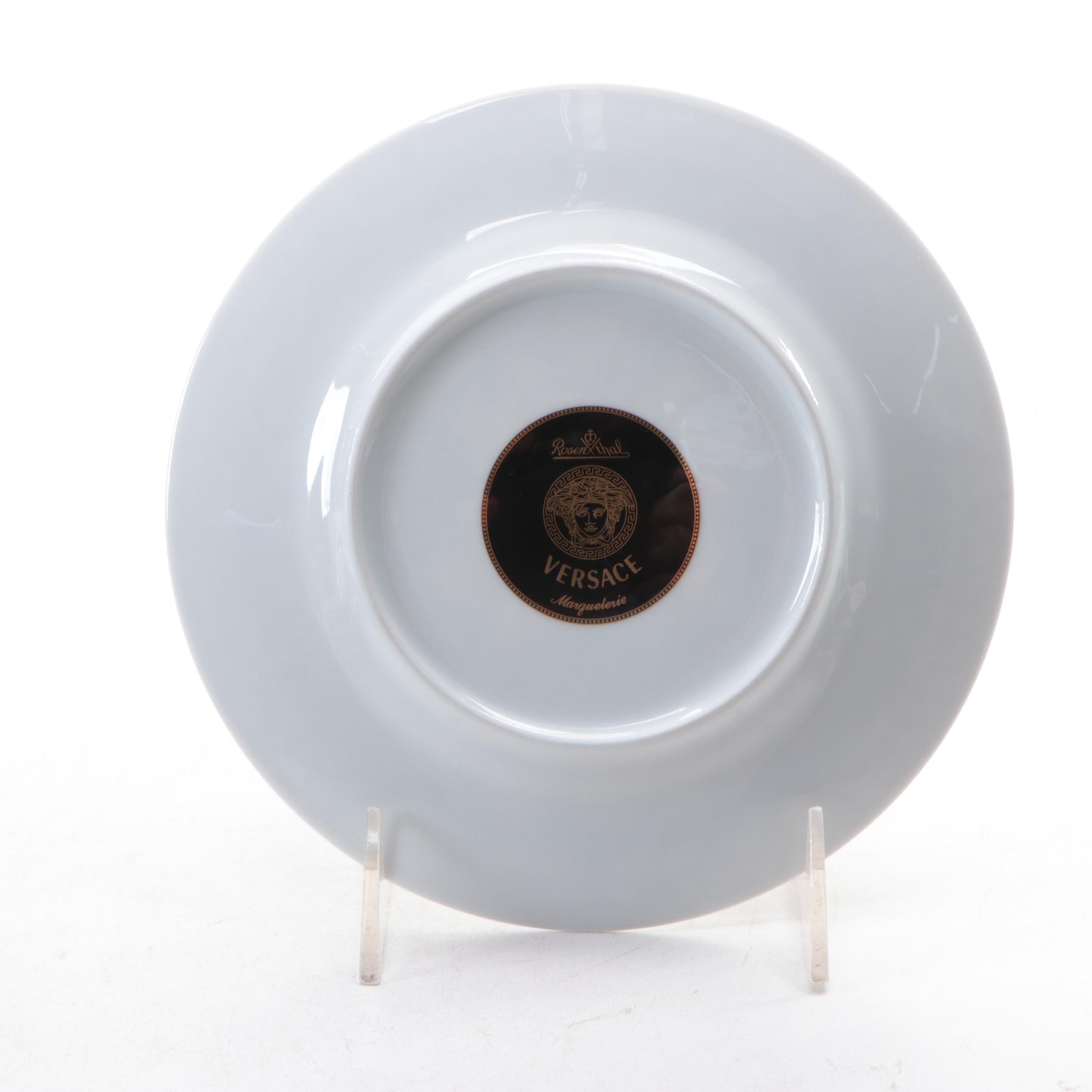 Rosenthal for Versace "Marqueterie" Porcelain Dinnerware