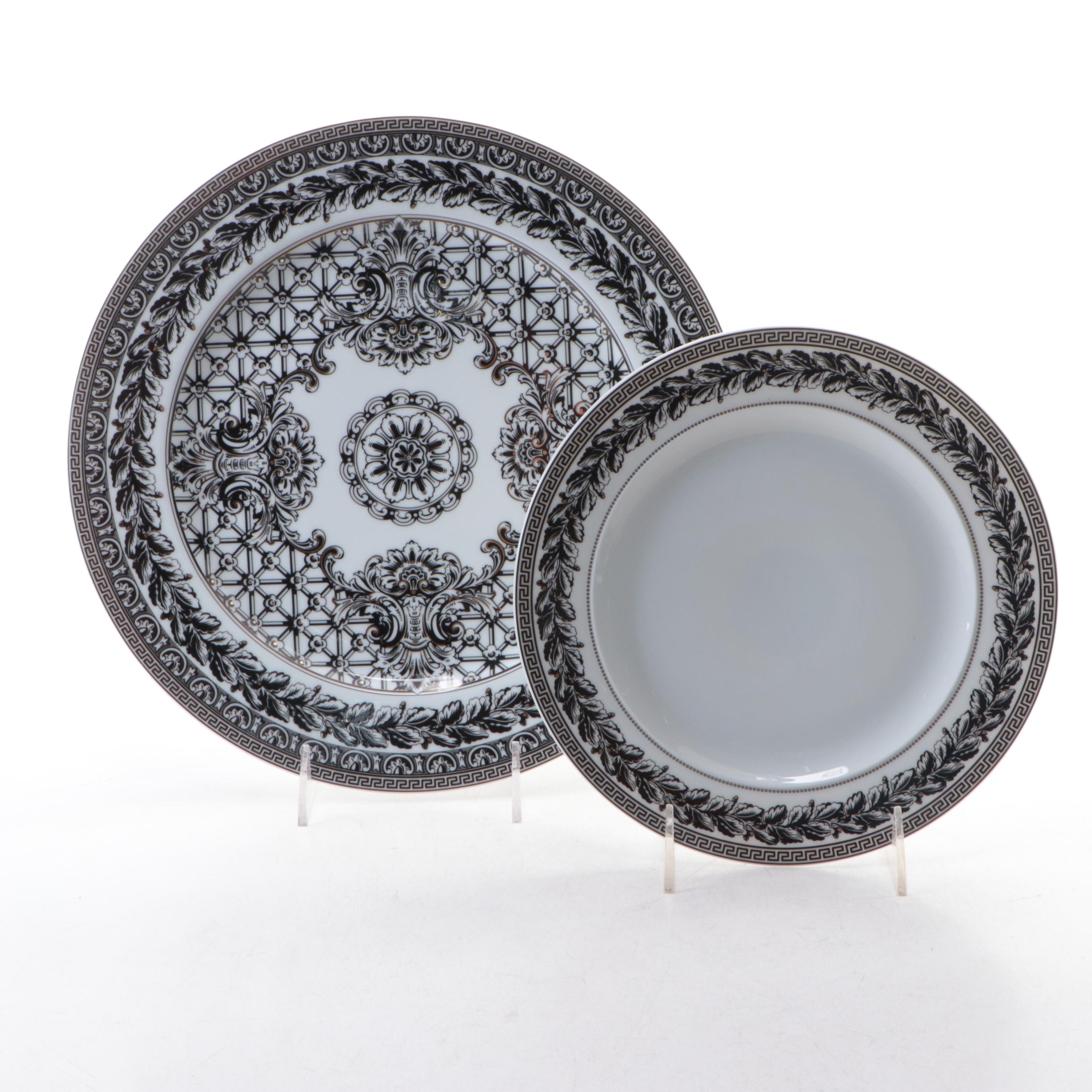 Rosenthal for Versace "Marqueterie" Porcelain Dinnerware