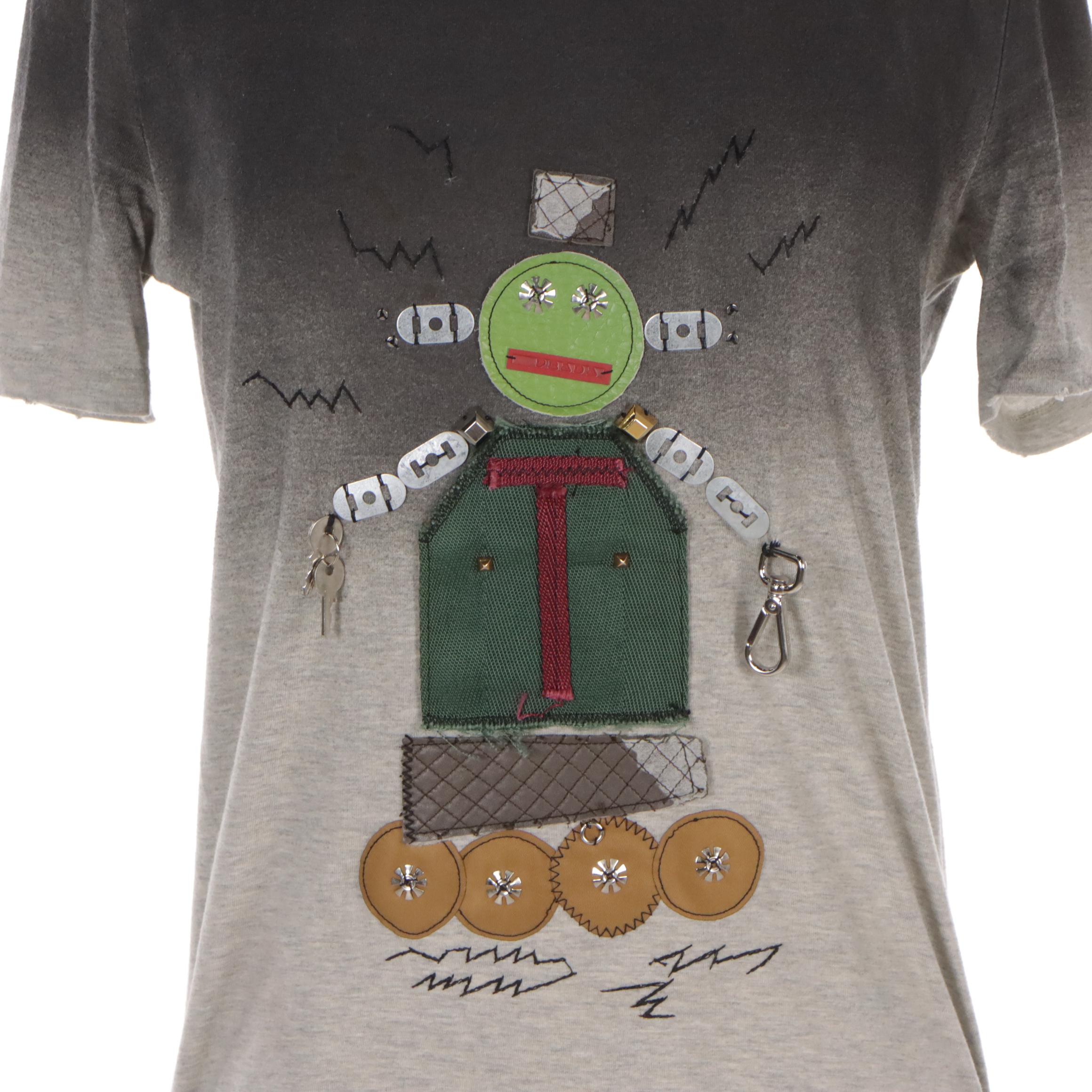 Prada Limited Edition Robot Gradient T-Shirt
