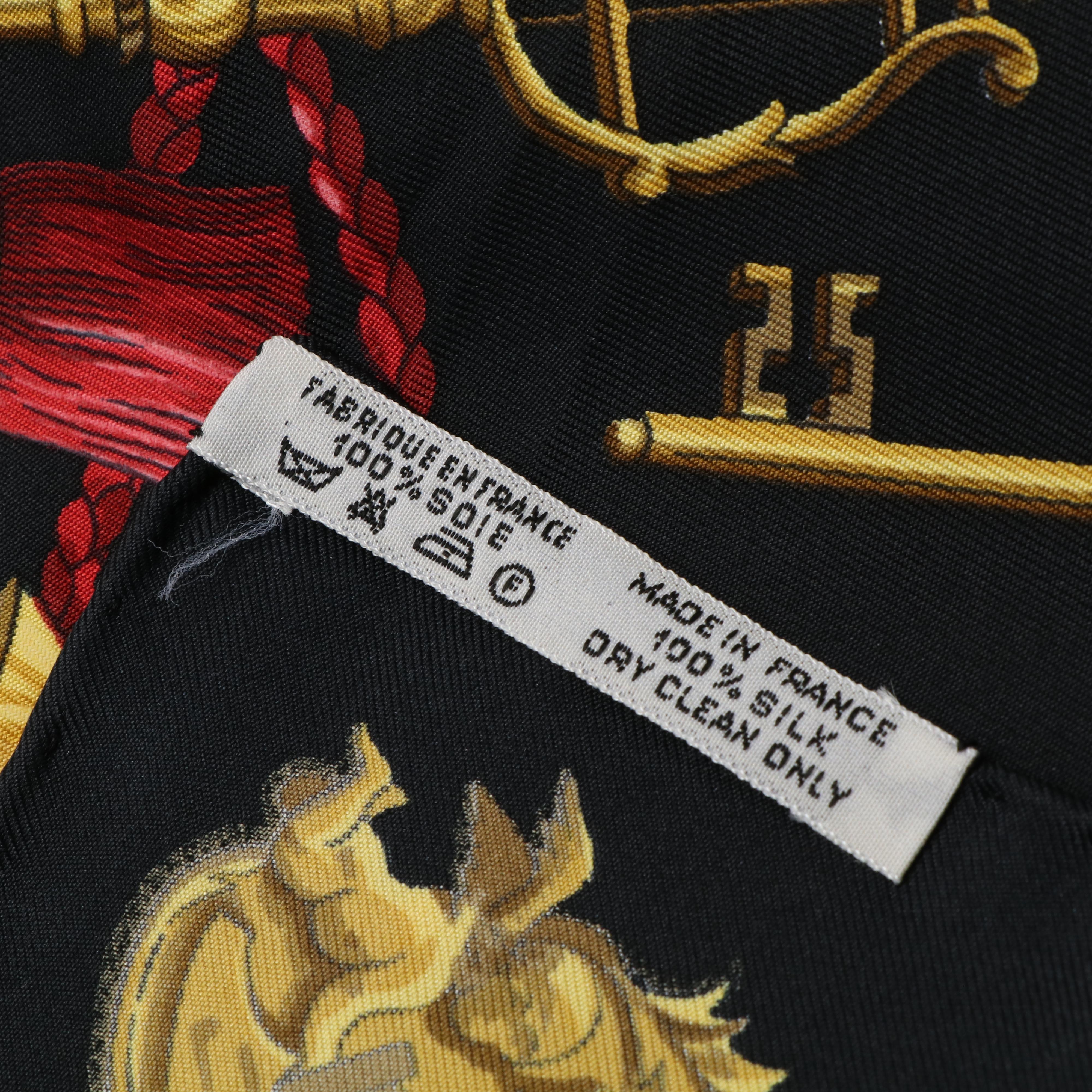 Hermès "Les Cles" Silk Twill Scarf