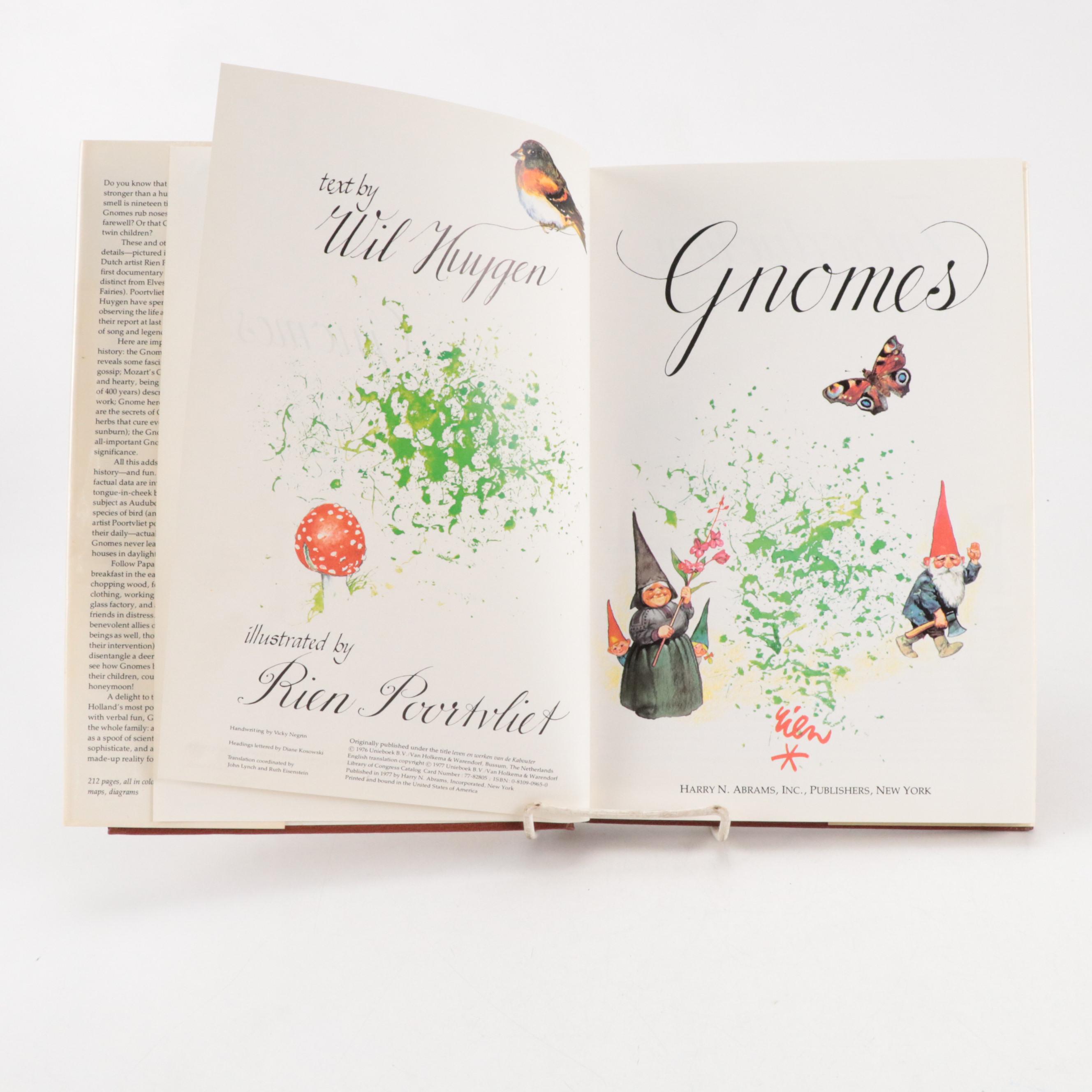 Rien Poortvliet Illustrated "Gnomes" and "Secrets of the Gnomes" by Wil Huygen