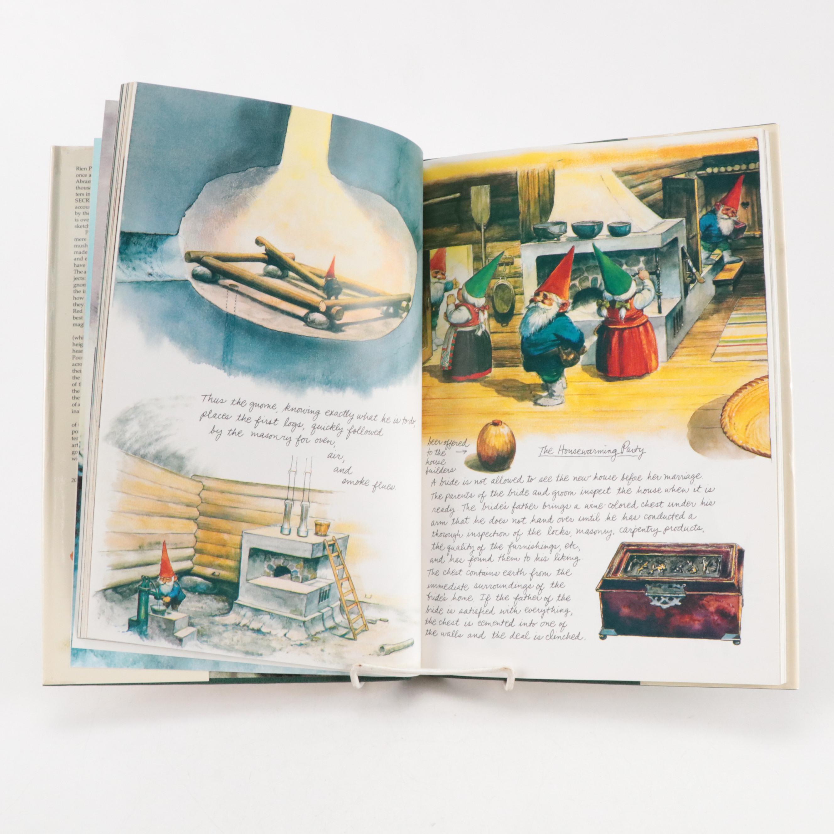 Rien Poortvliet Illustrated "Gnomes" and "Secrets of the Gnomes" by Wil Huygen