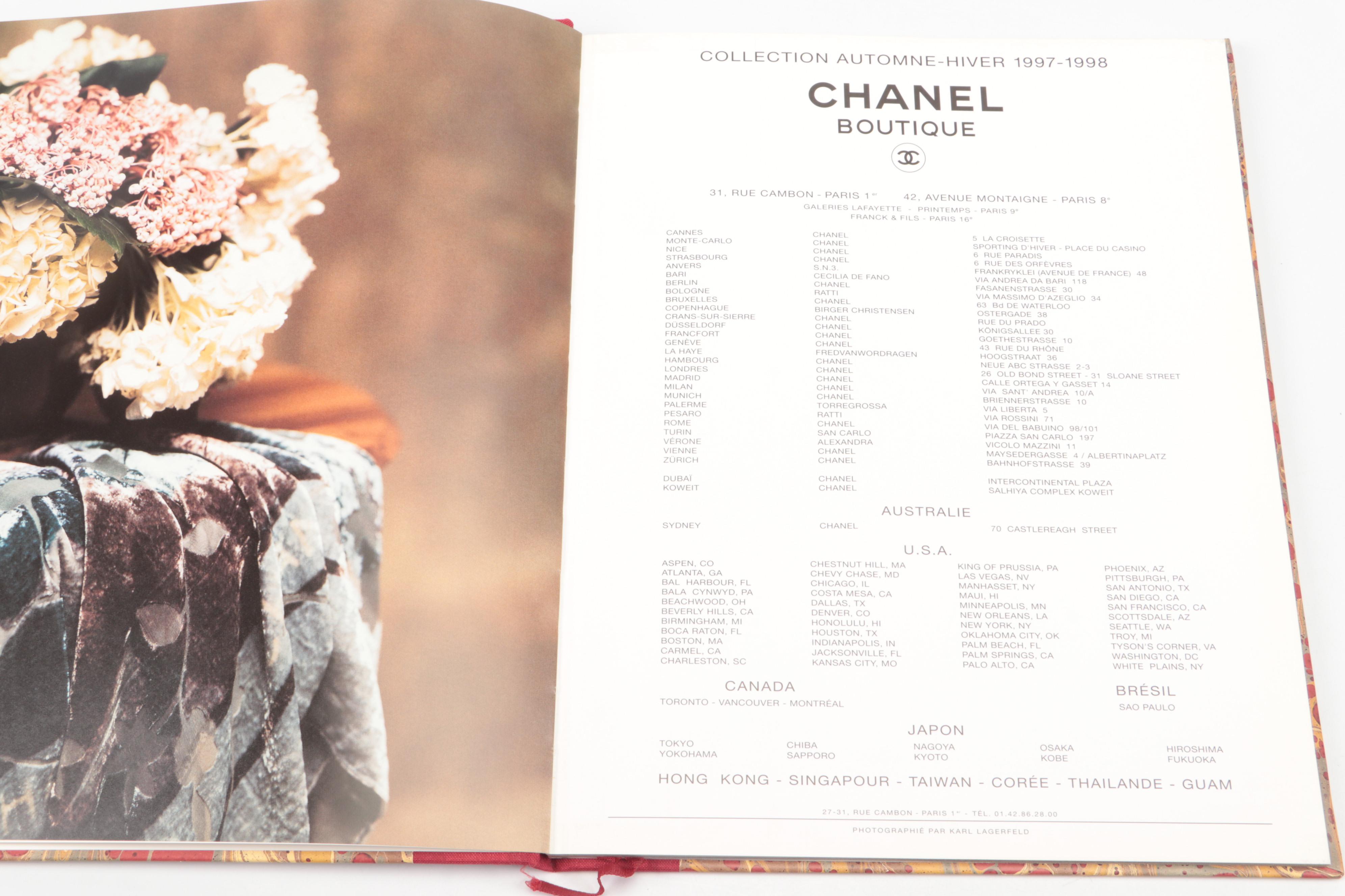 "The Fashion Machine" by Karl Lagerfeld with Chanel Ready-to-Wear Catalogs