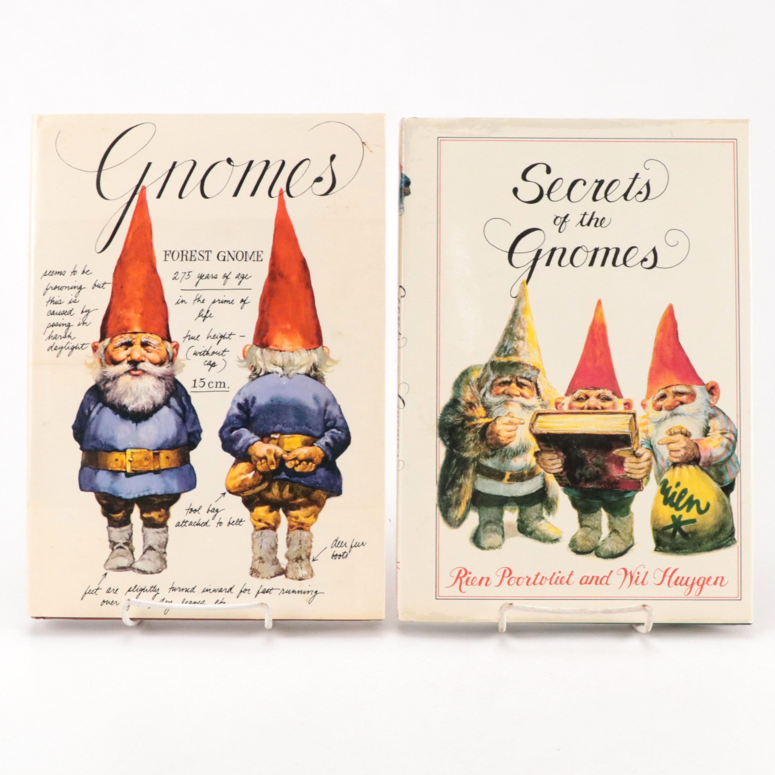 Rien Poortvliet Illustrated "Gnomes" and "Secrets of the Gnomes" by Wil Huygen