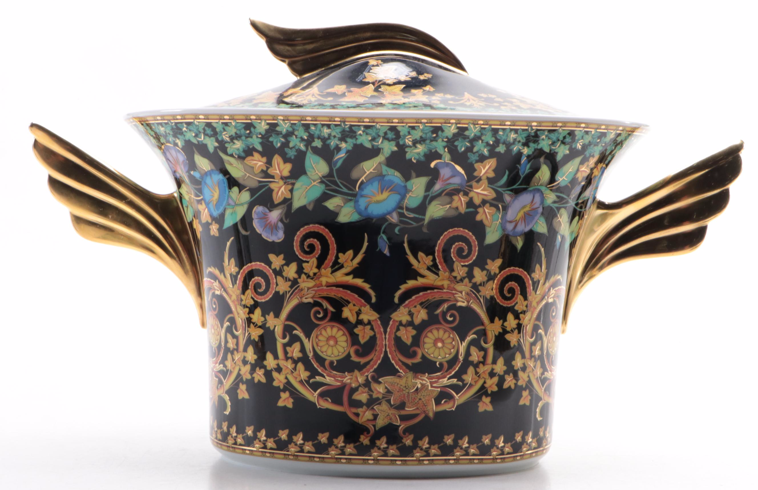 Rosenthal for Versace "Gold Ivy" Porcelain Dinnerware