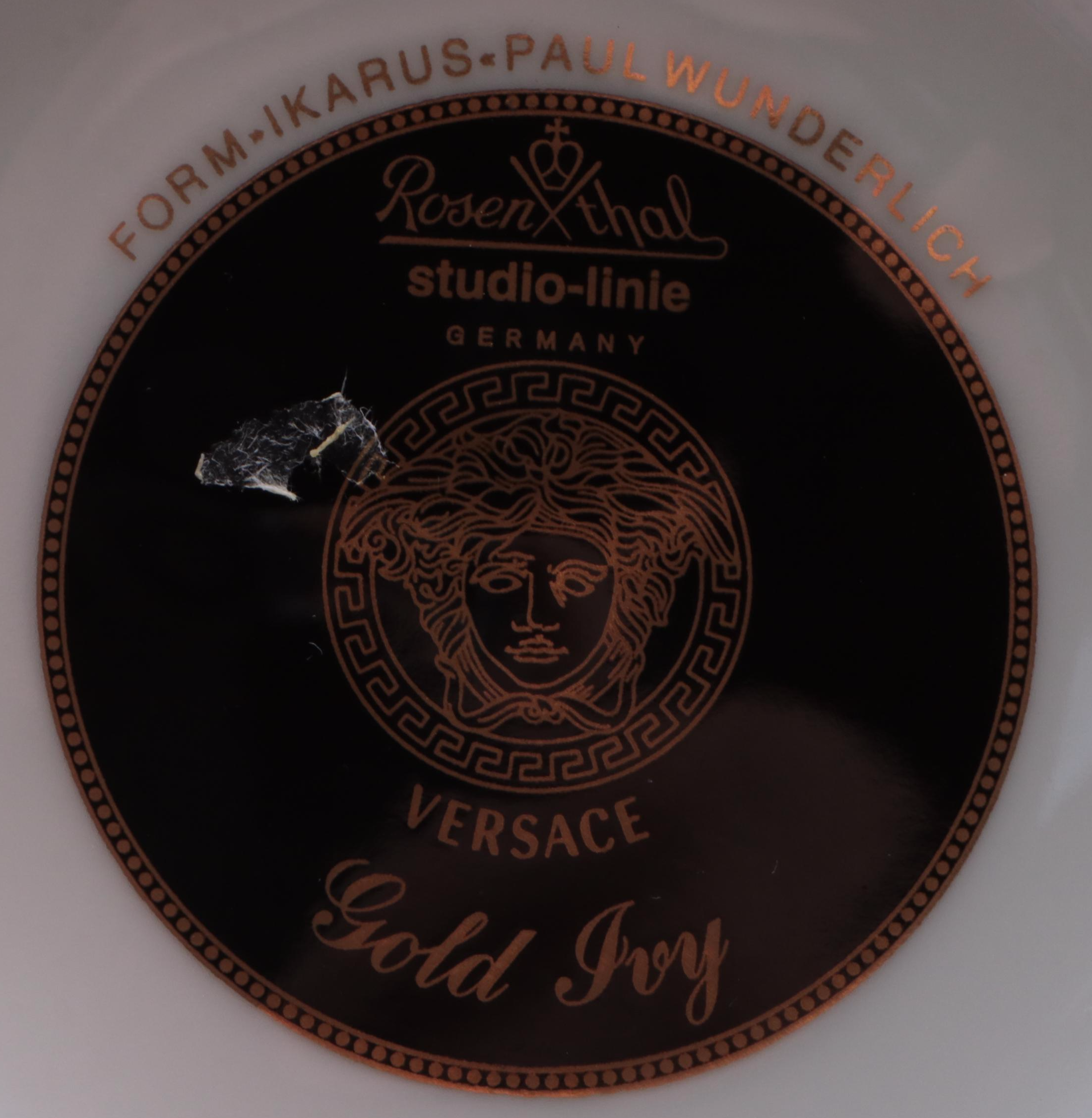 Rosenthal for Versace "Gold Ivy" Porcelain Dinnerware