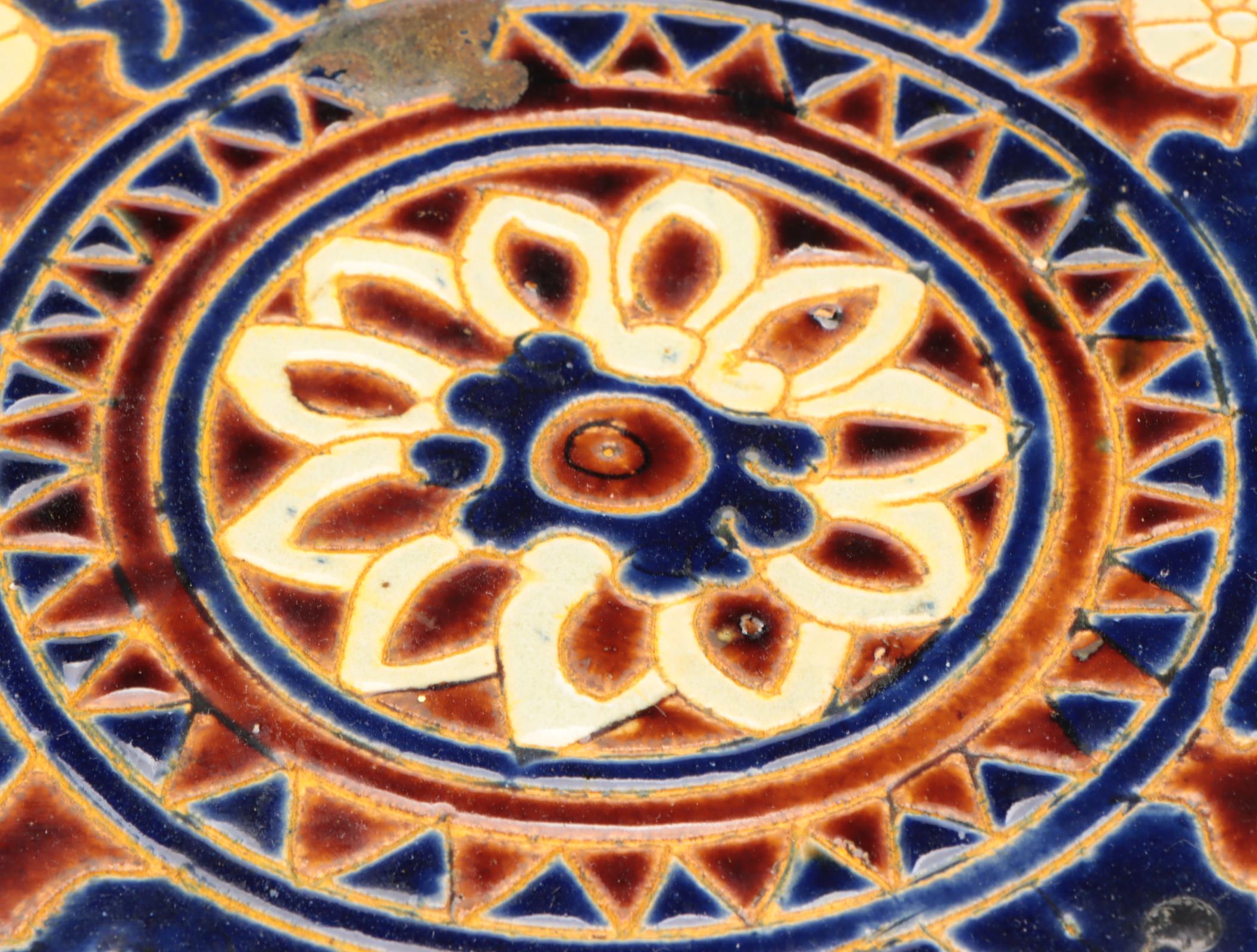 Moorish Style Hand-Painted Ceramic Camel Garden Stool